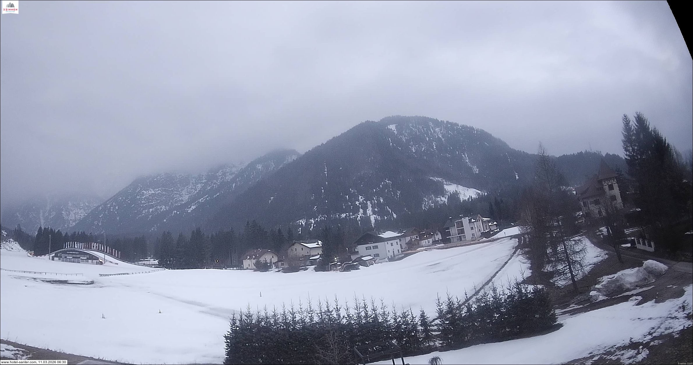 Archived image Webcam Hotel Santer in Toblach