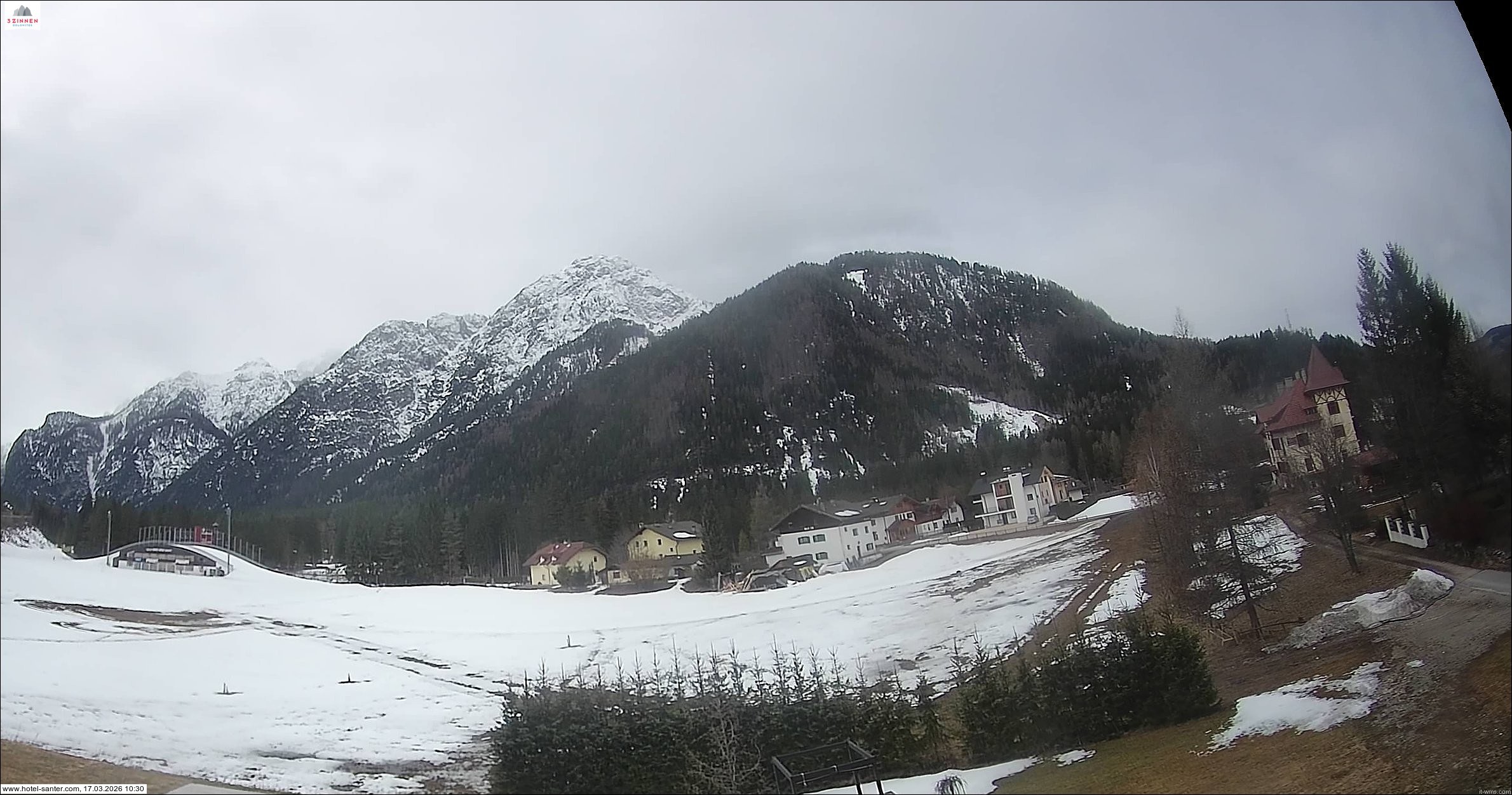 Archiv Foto Webcam Hotel Santer in Toblach