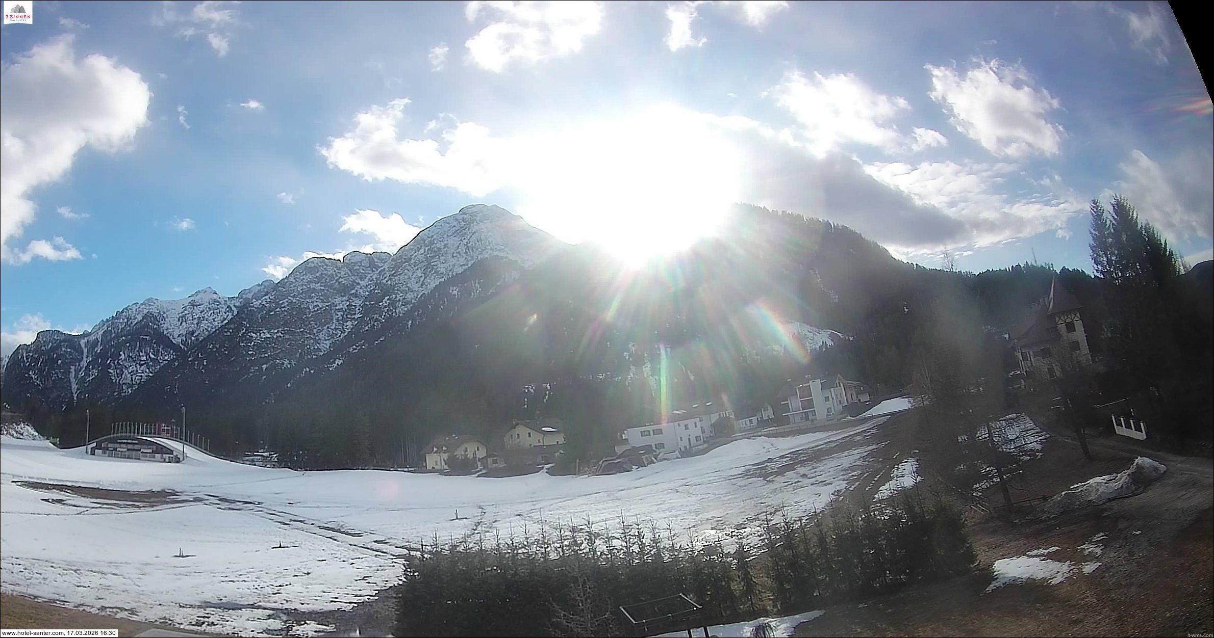 Archiv Foto Webcam Hotel Santer in Toblach