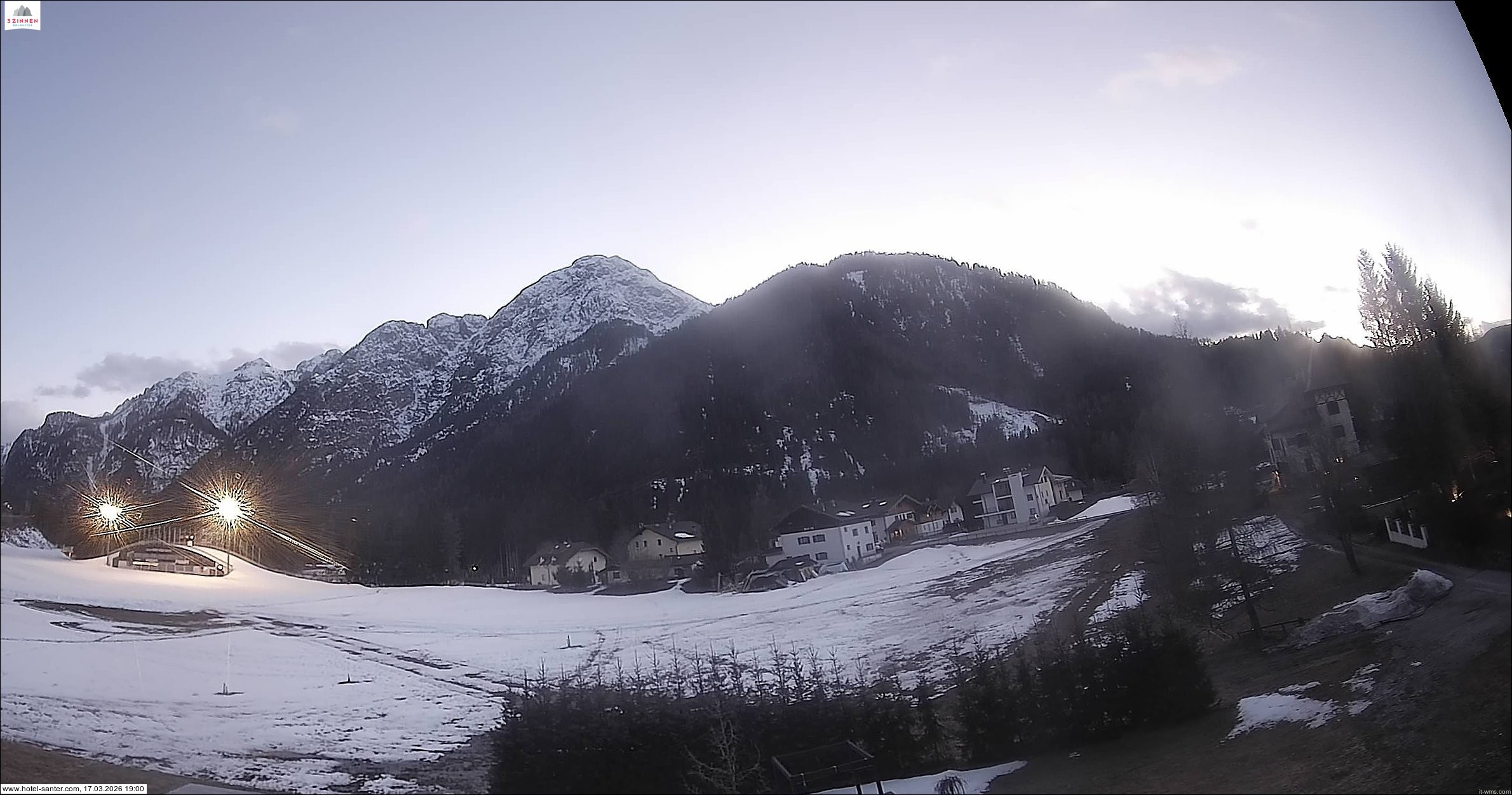 Archiv Foto Webcam Hotel Santer in Toblach