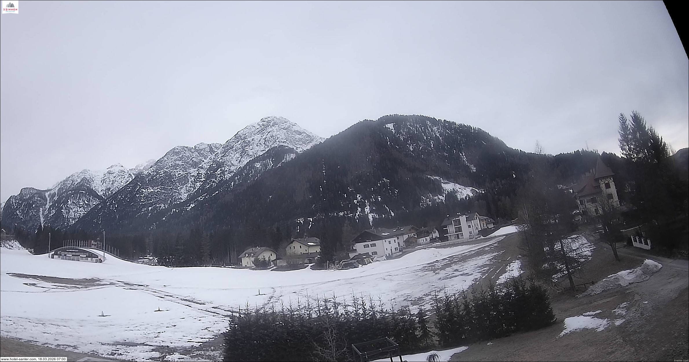 Archiv Foto Webcam Hotel Santer in Toblach