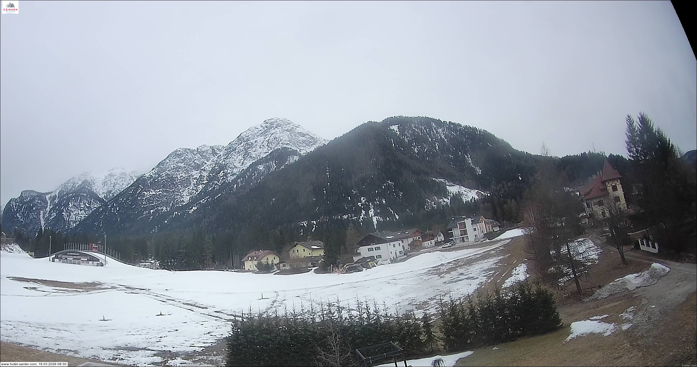 Archiv Foto Webcam Hotel Santer in Toblach