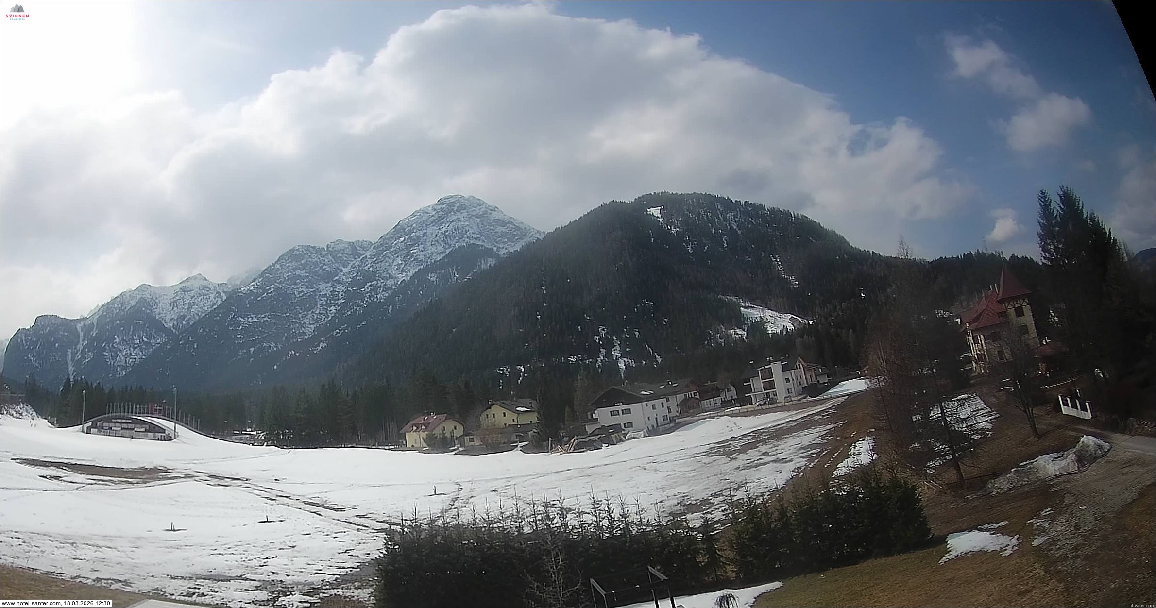 Archiv Foto Webcam Hotel Santer in Toblach