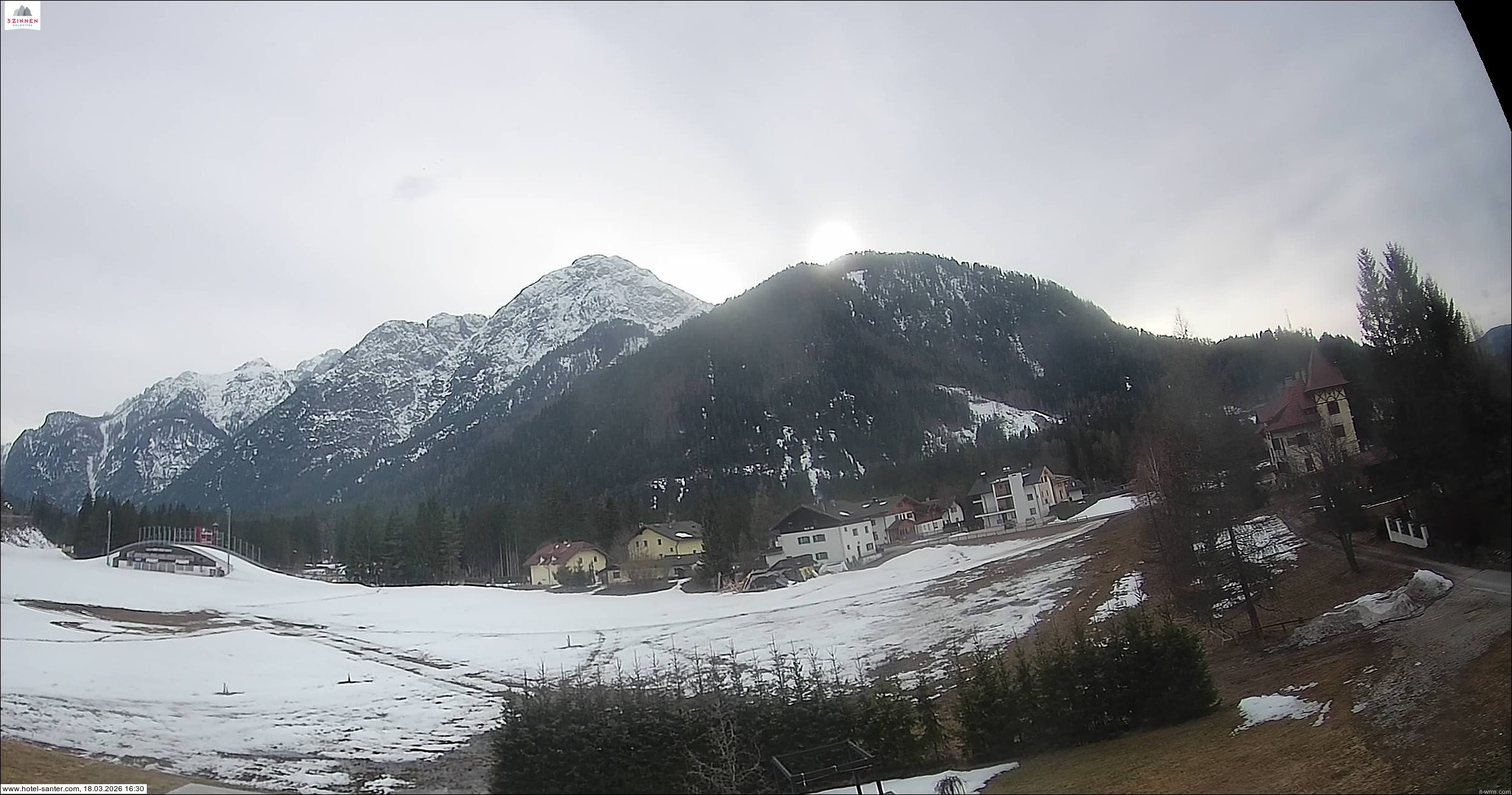 Archiv Foto Webcam Hotel Santer in Toblach