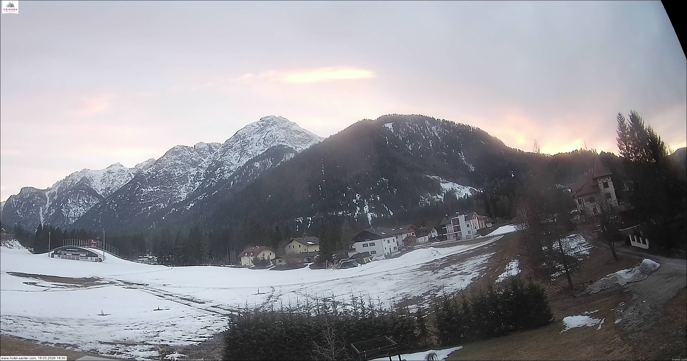 Archiv Foto Webcam Hotel Santer in Toblach
