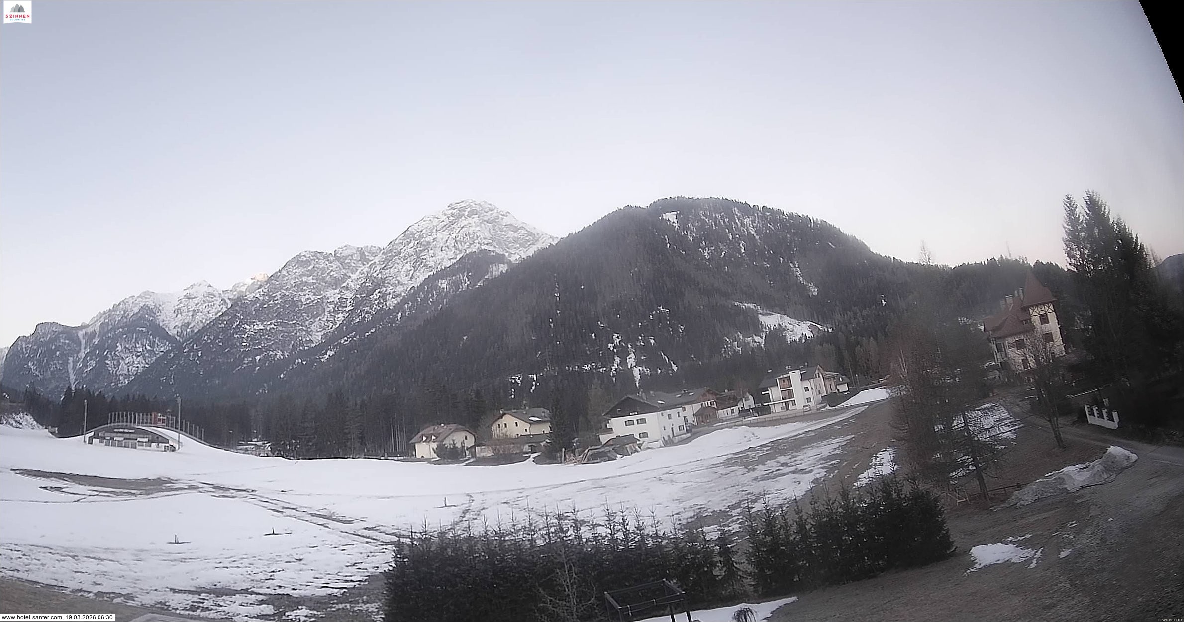 Archiv Foto Webcam Hotel Santer in Toblach