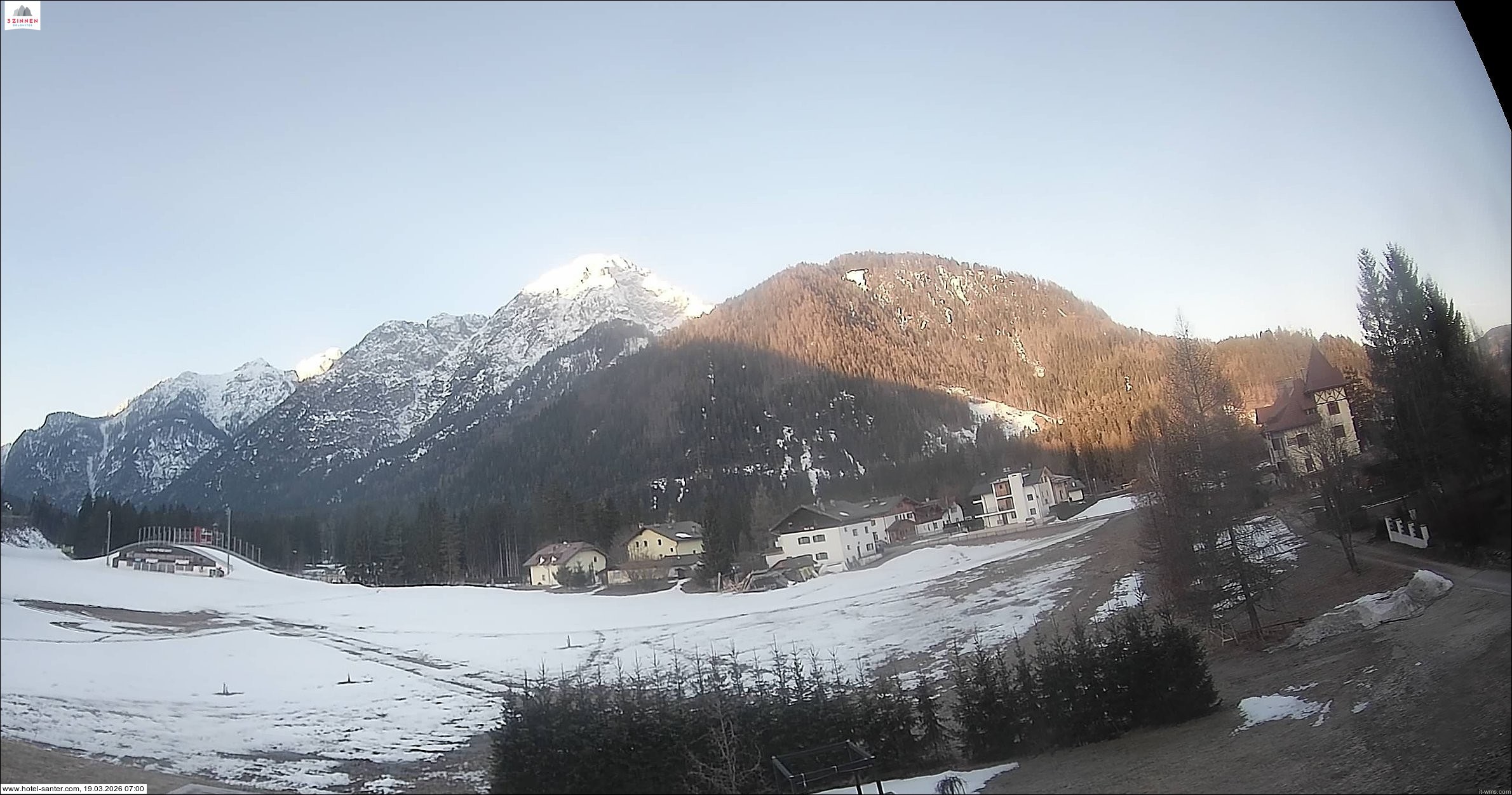 Archiv Foto Webcam Hotel Santer in Toblach