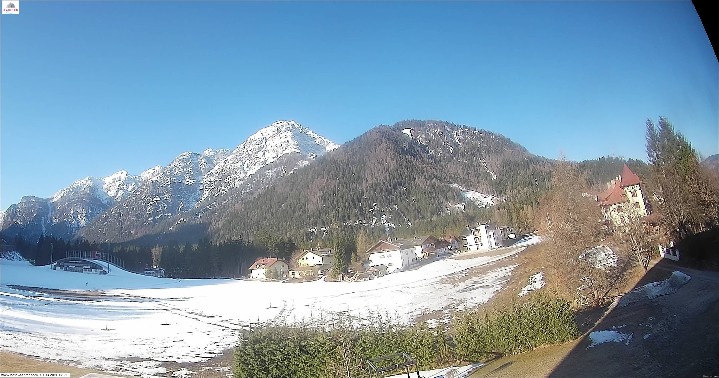 Archiv Foto Webcam Hotel Santer in Toblach