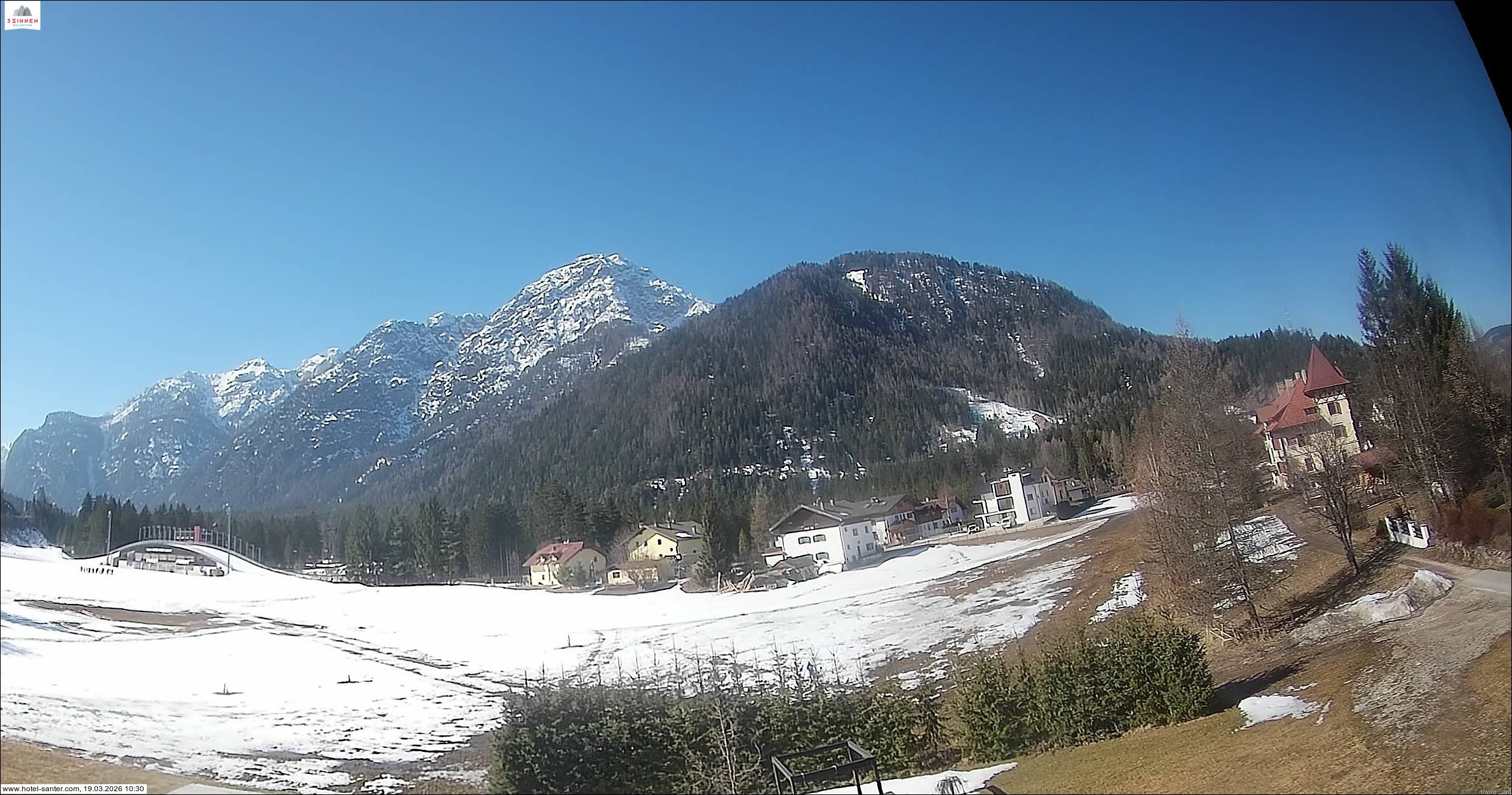 Archiv Foto Webcam Hotel Santer in Toblach