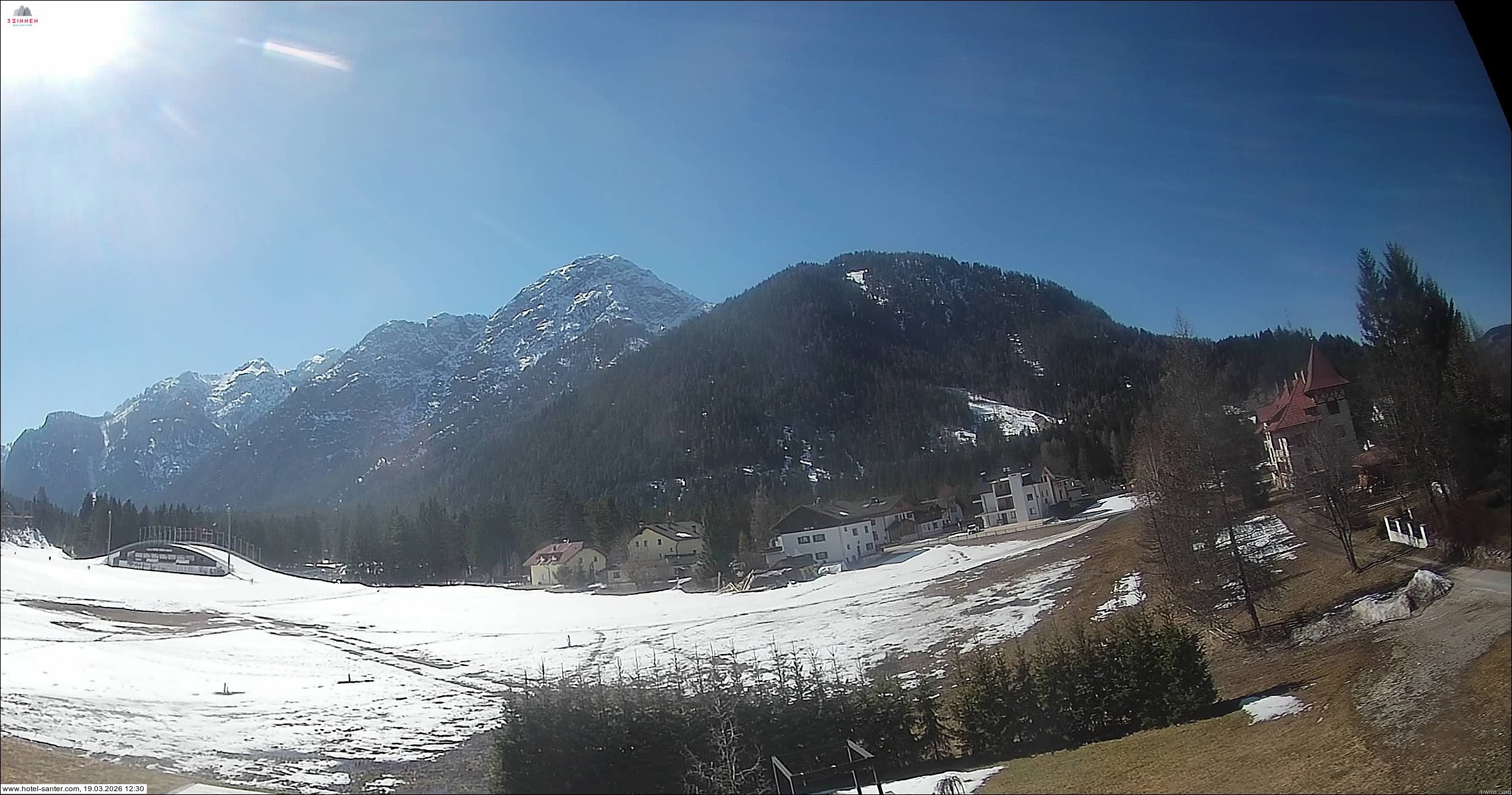 Archiv Foto Webcam Hotel Santer in Toblach