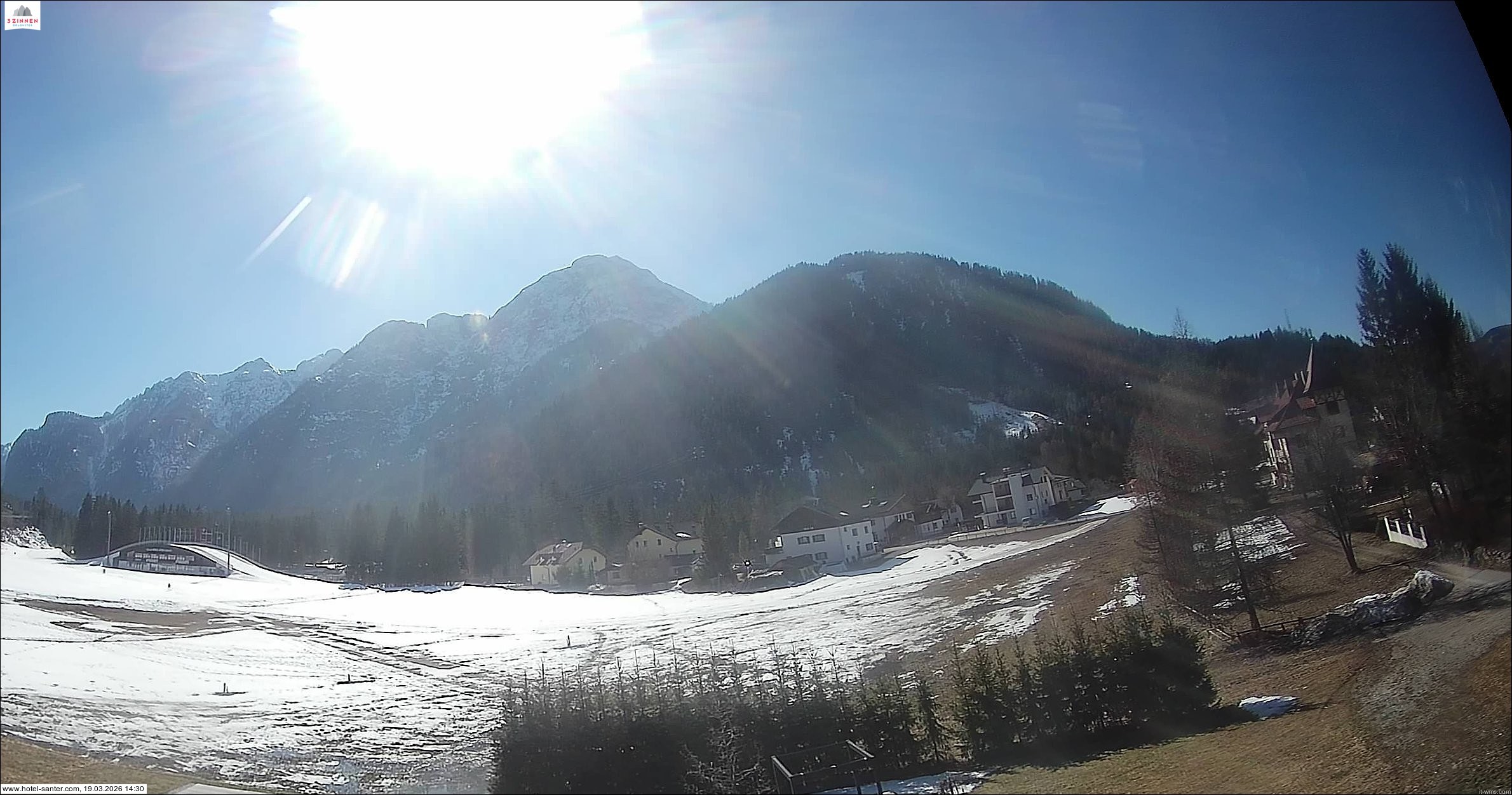 Archiv Foto Webcam Hotel Santer in Toblach