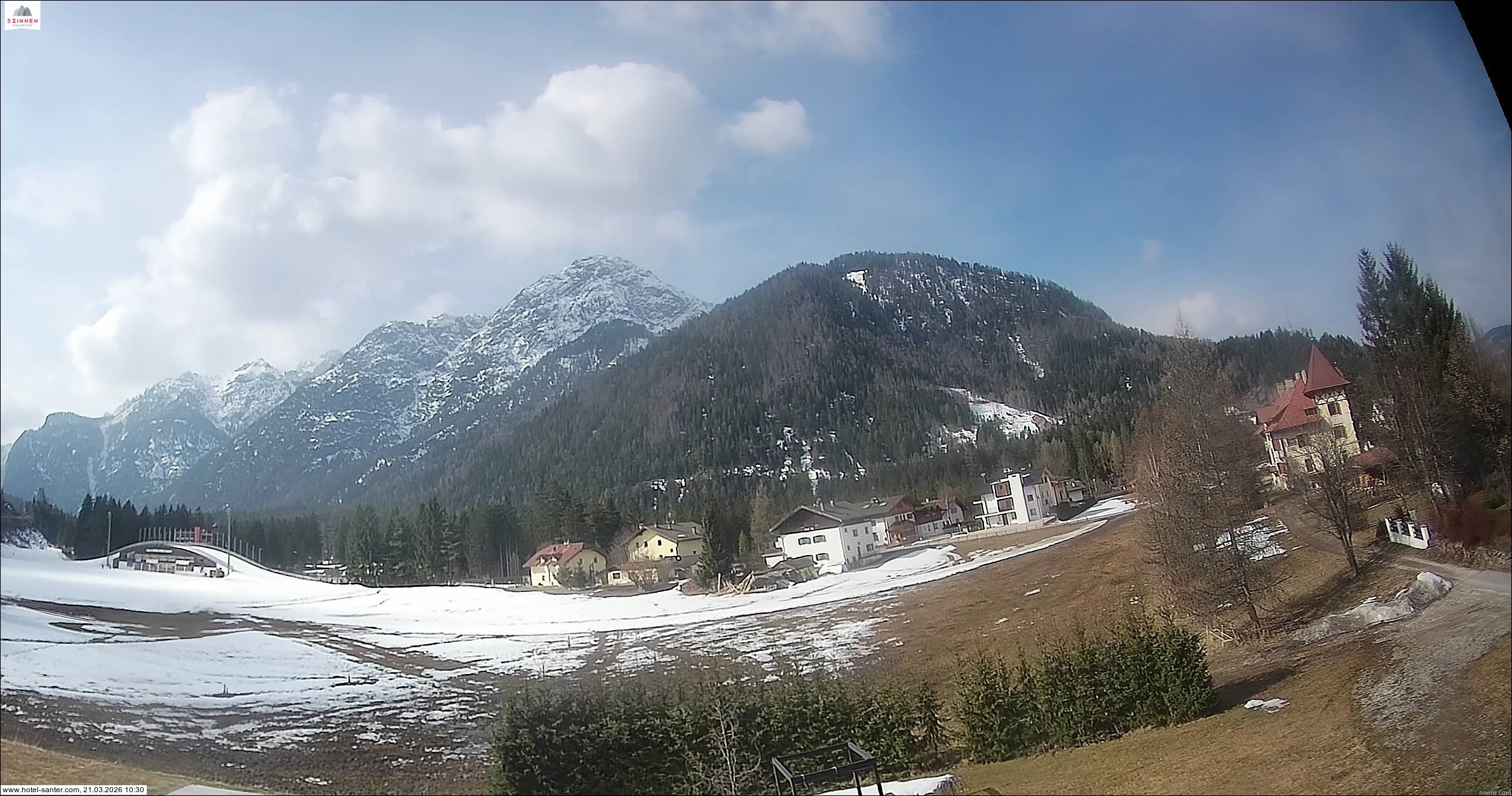 Archiv Foto Webcam Hotel Santer in Toblach