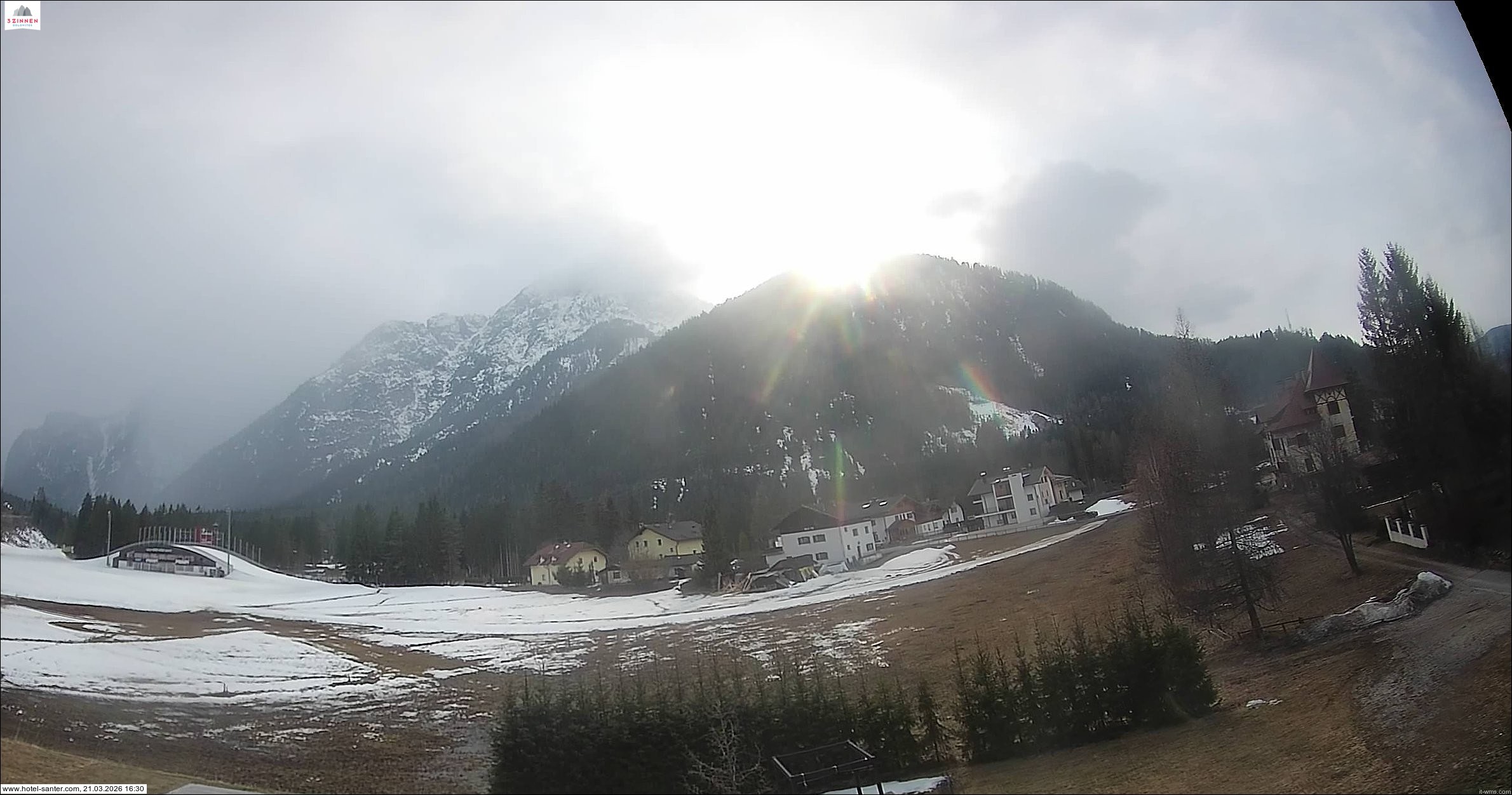 Archiv Foto Webcam Hotel Santer in Toblach