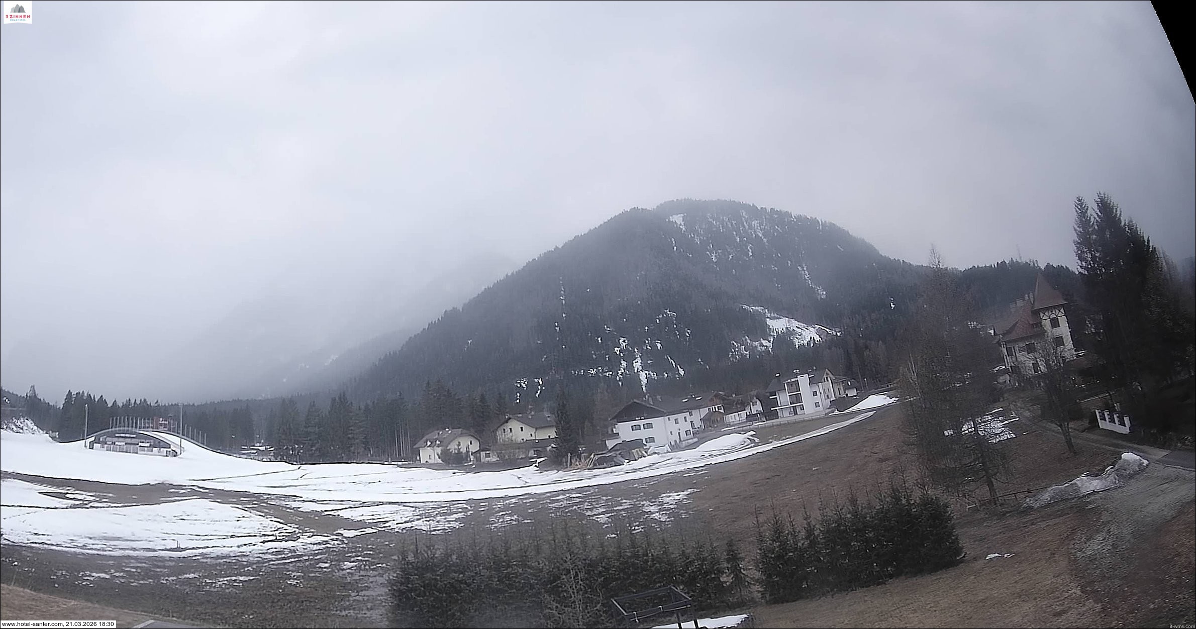 Archiv Foto Webcam Hotel Santer in Toblach