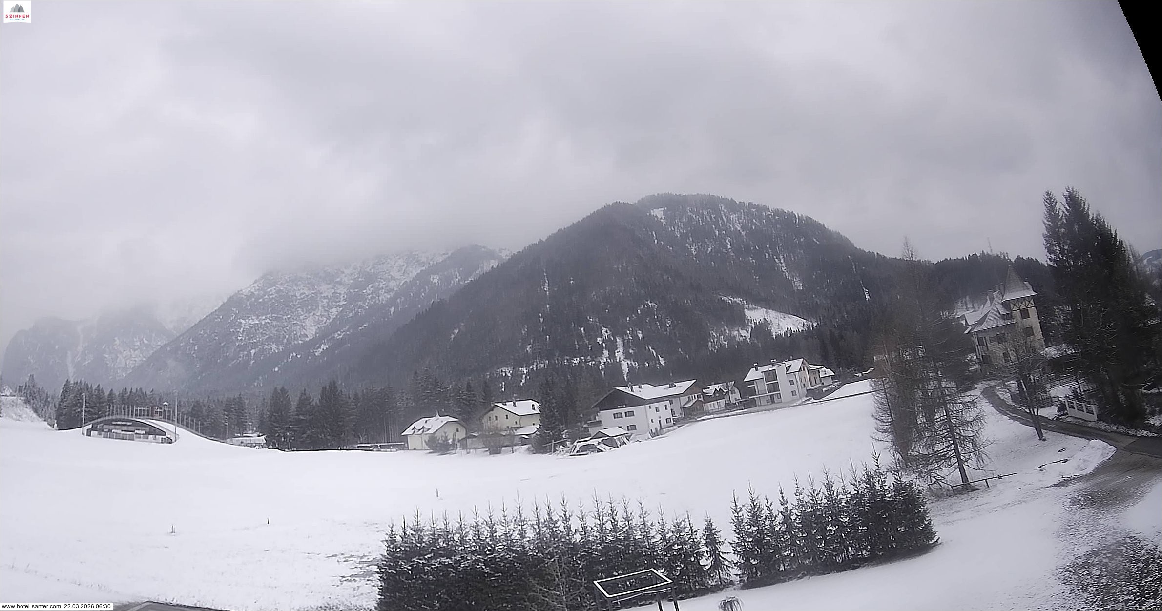 Archiv Foto Webcam Hotel Santer in Toblach