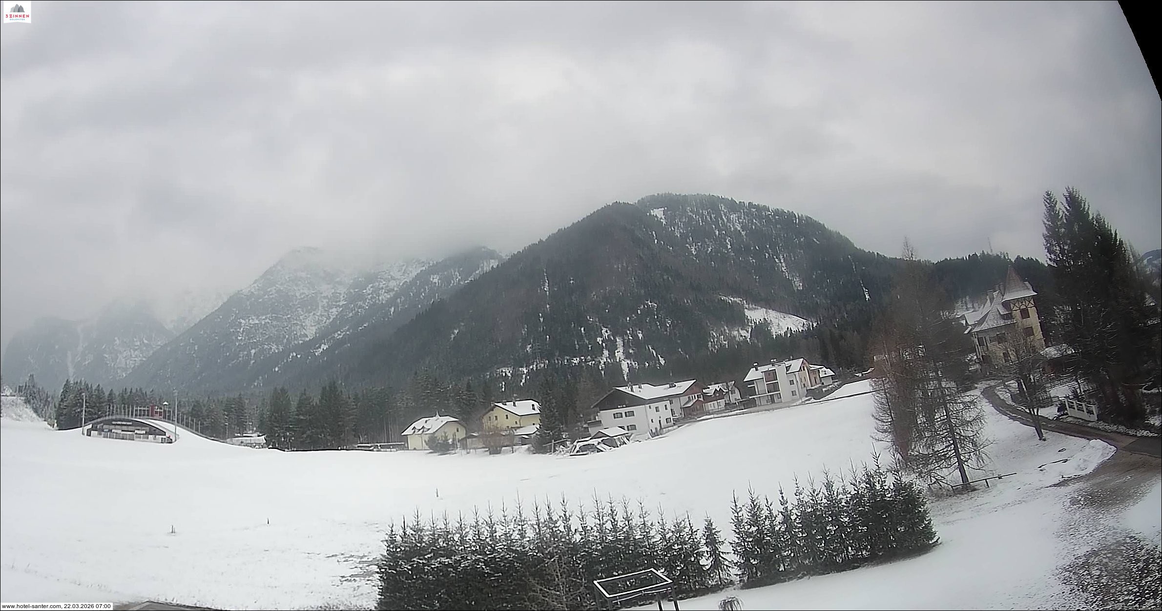 Archiv Foto Webcam Hotel Santer in Toblach