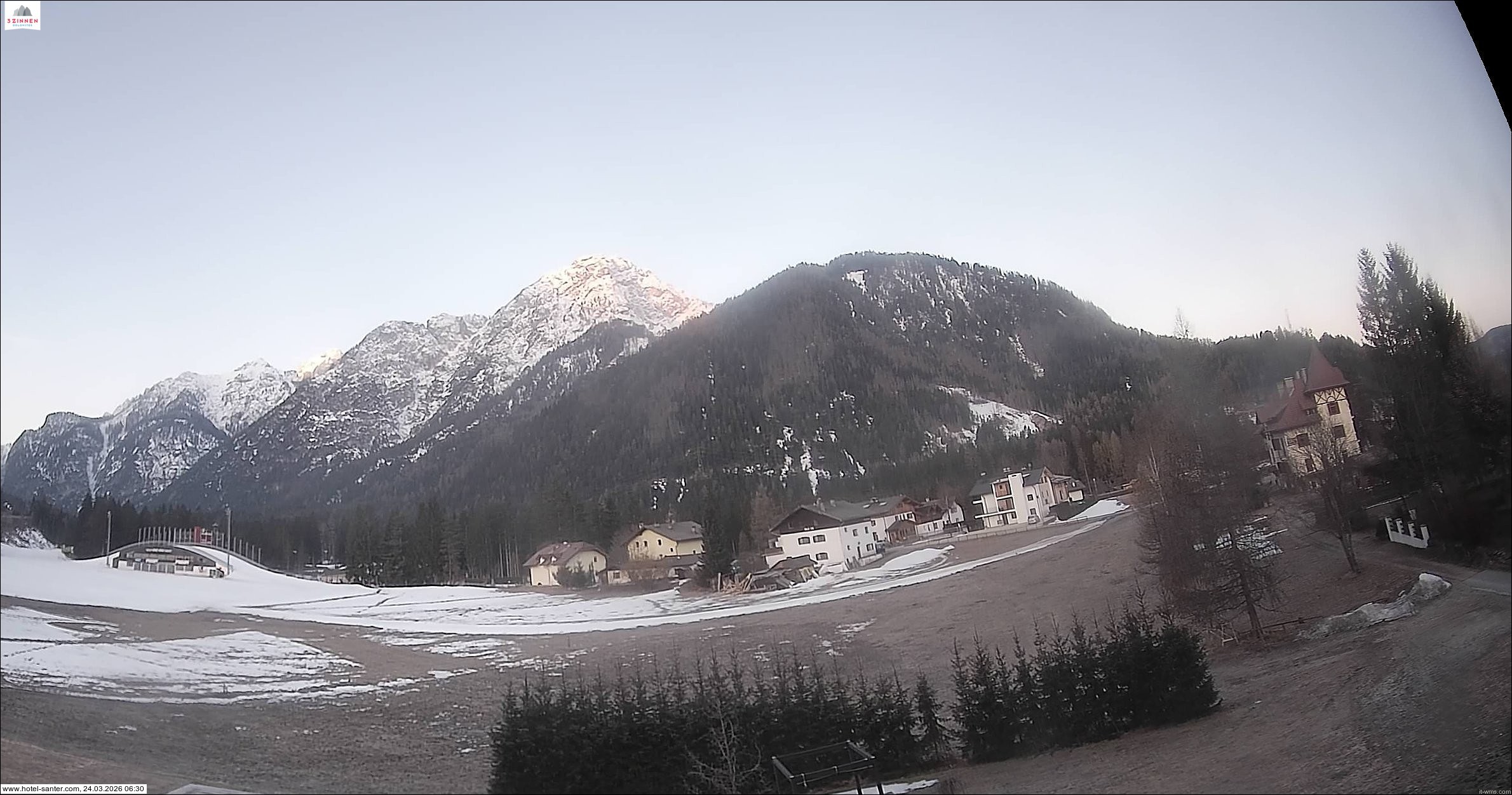 Archiv Foto Webcam Hotel Santer in Toblach