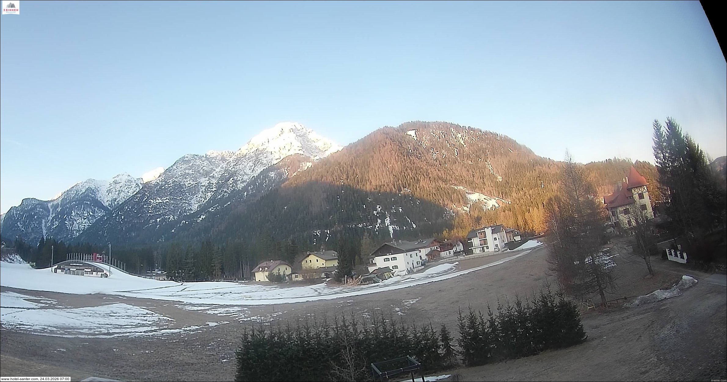 Archiv Foto Webcam Hotel Santer in Toblach