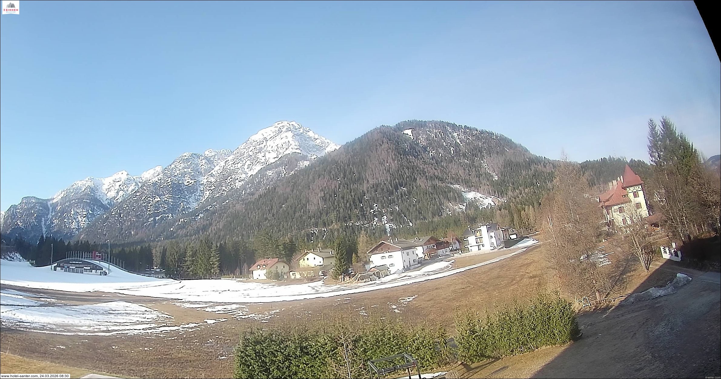 Archiv Foto Webcam Hotel Santer in Toblach