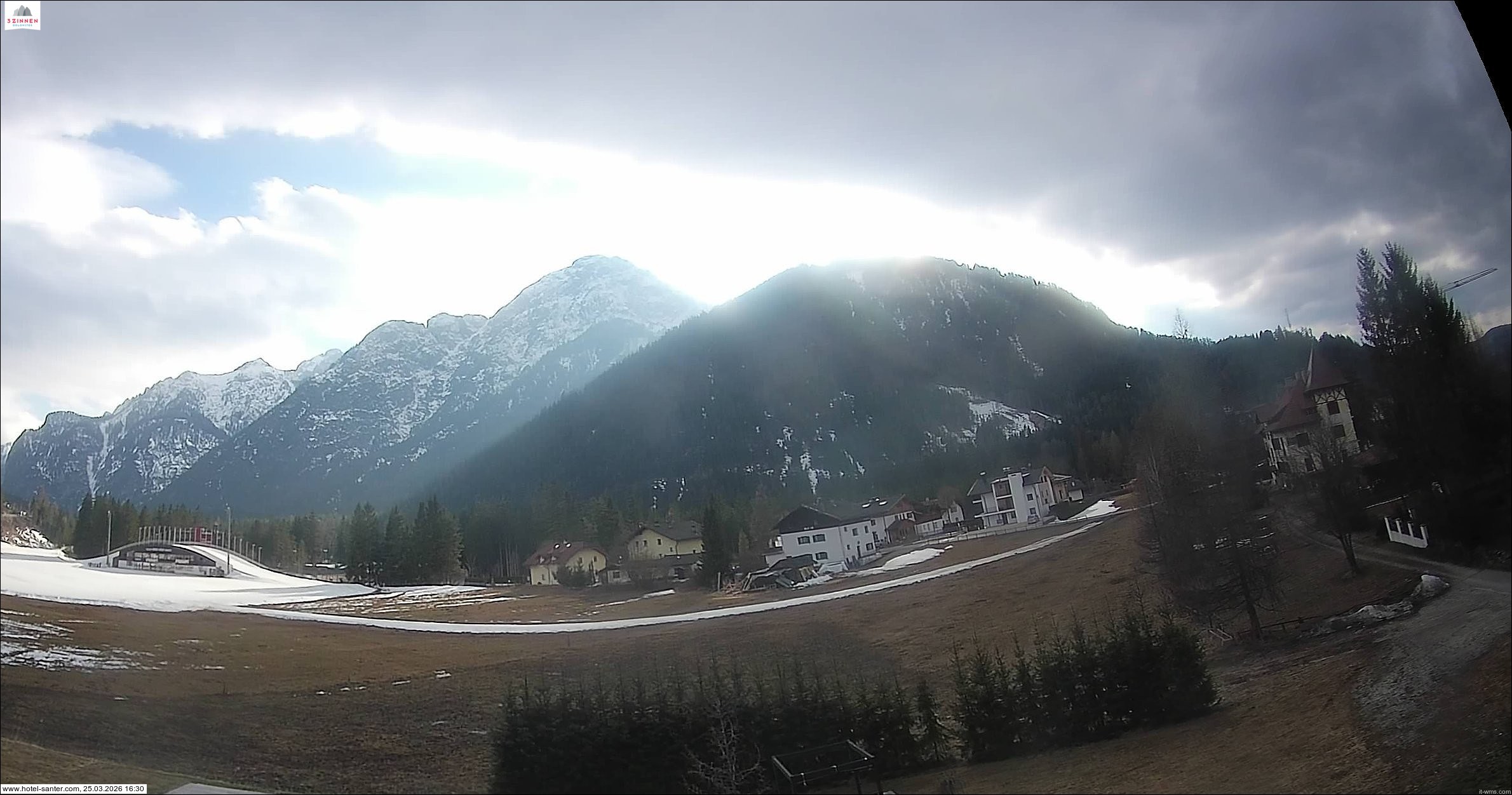 Archived image Webcam Hotel Santer in Toblach