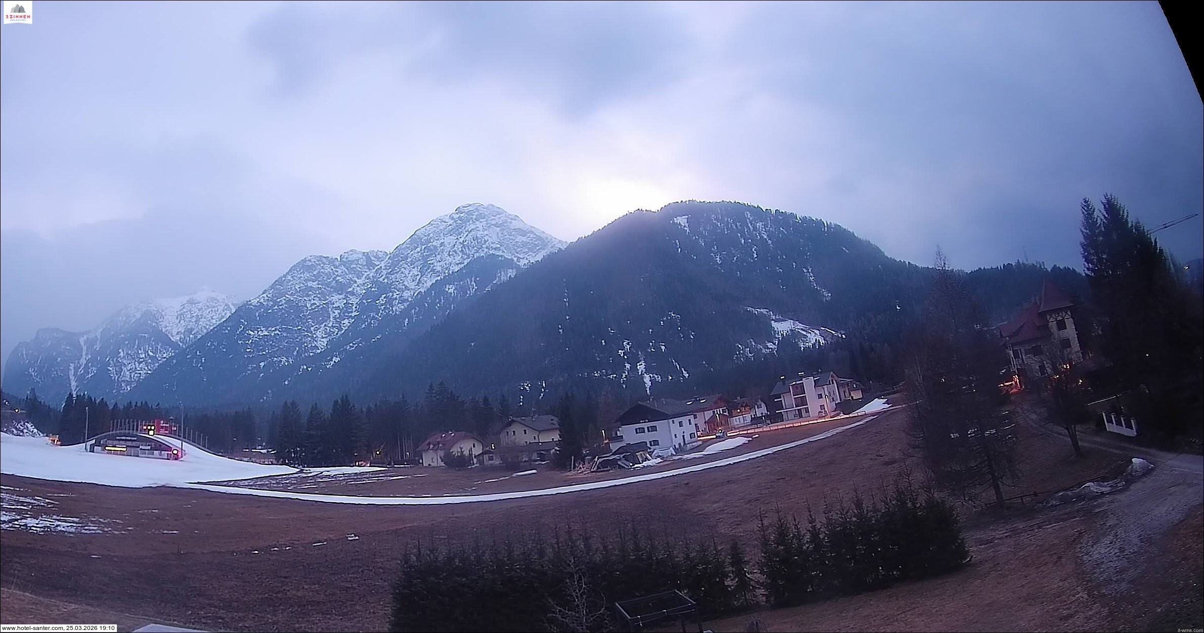 Archived image Webcam Hotel Santer in Toblach