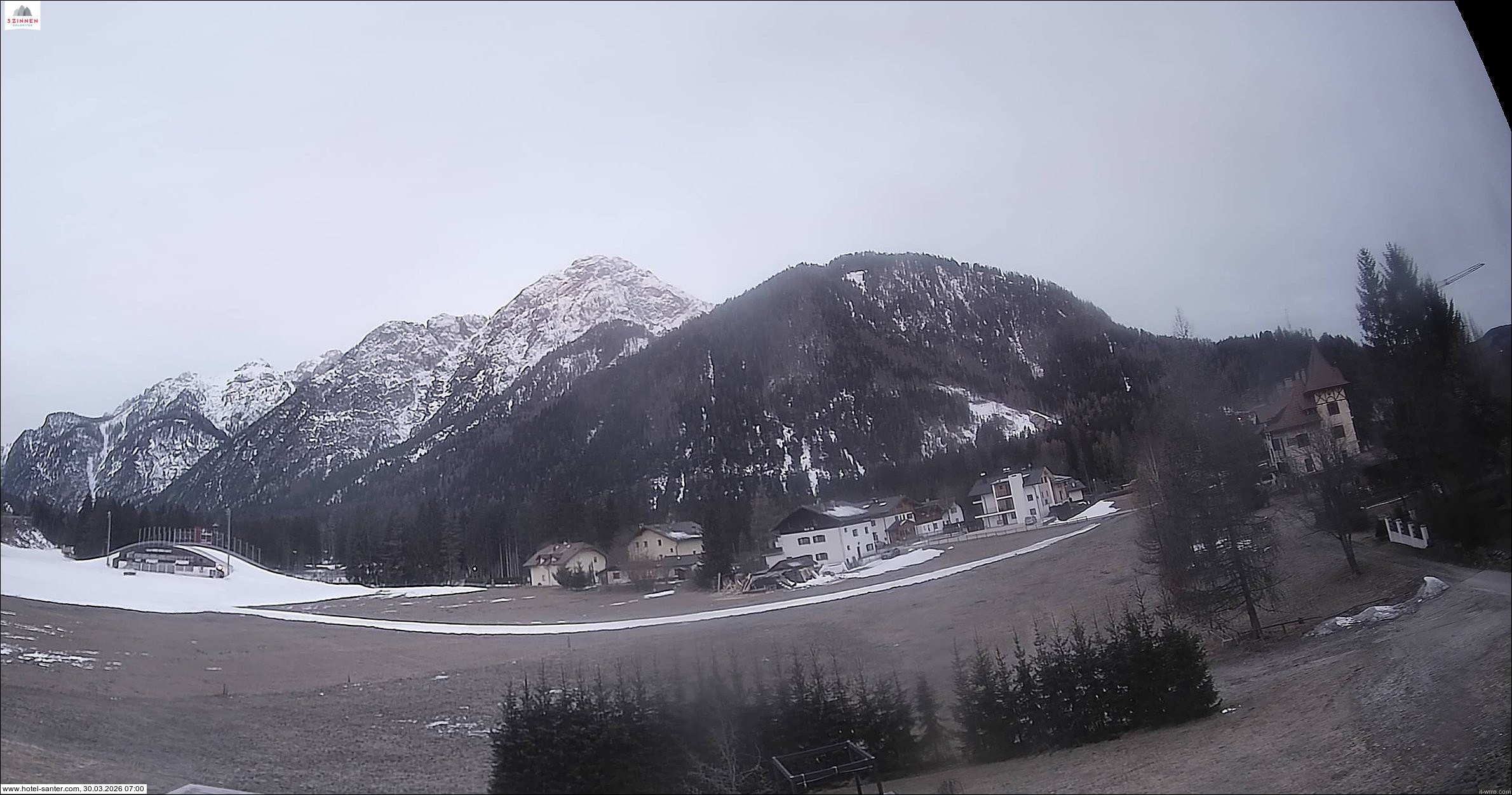 Archiv Foto Webcam Hotel Santer in Toblach