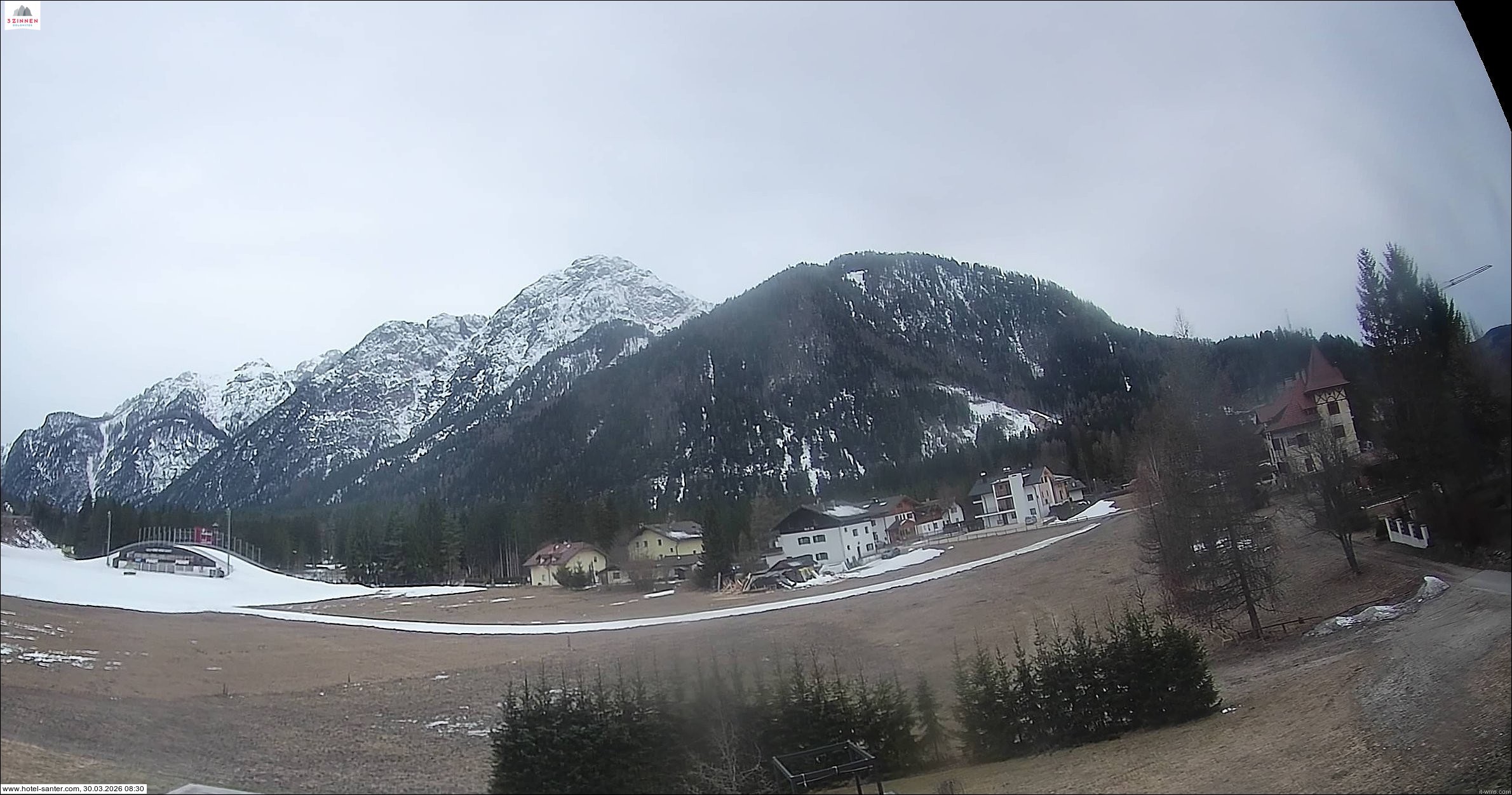 Archiv Foto Webcam Hotel Santer in Toblach