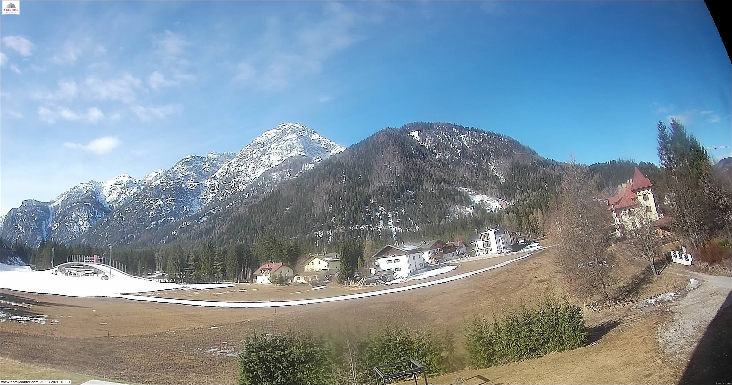 Archiv Foto Webcam Hotel Santer in Toblach