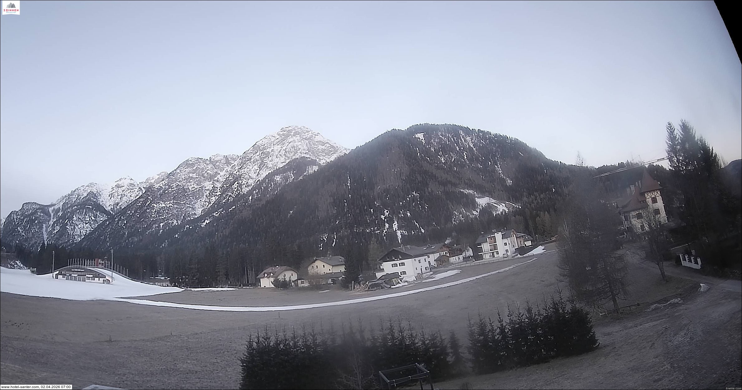 Archived image Webcam Hotel Santer in Toblach