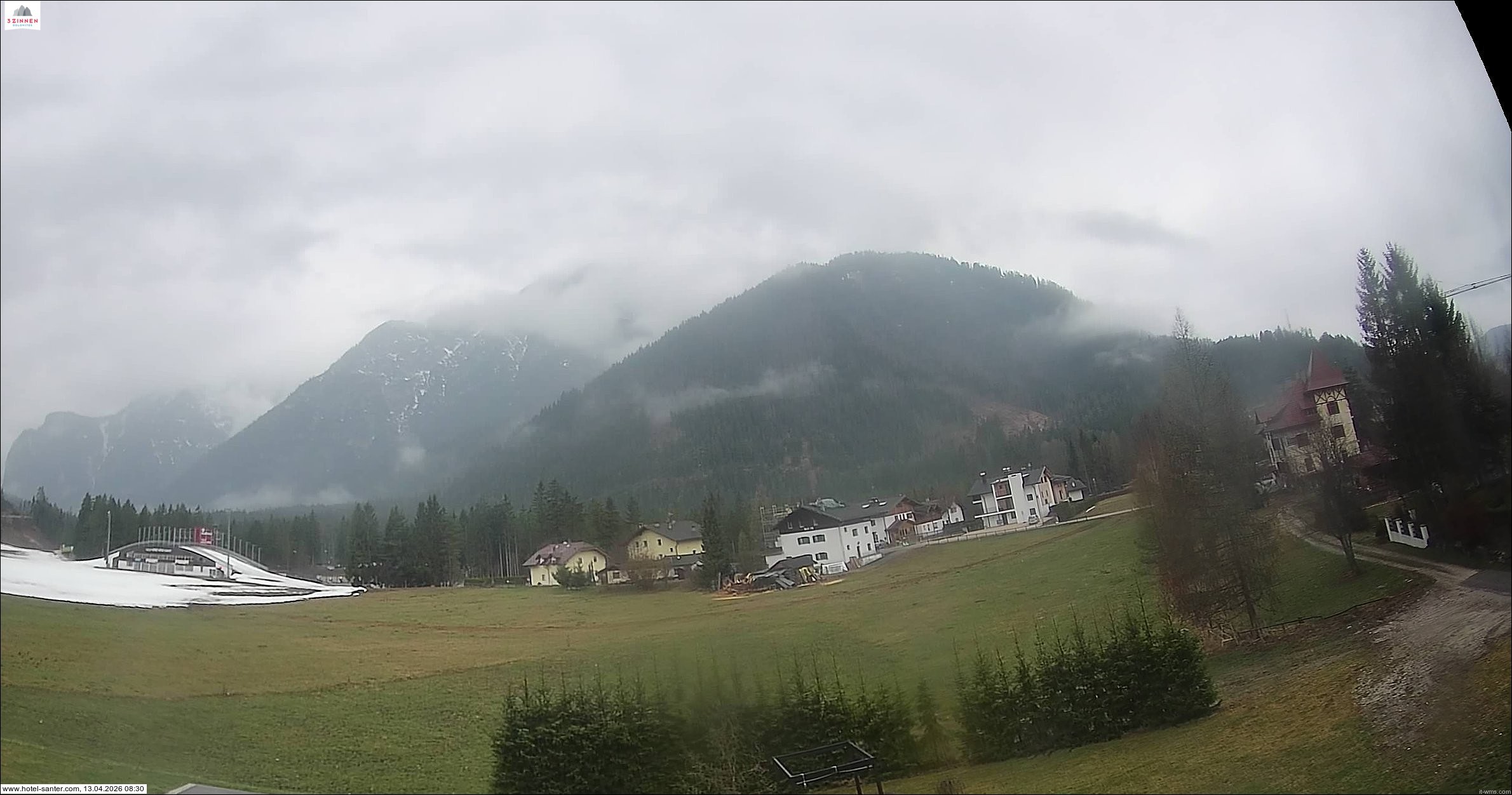 Archiv Foto Webcam Hotel Santer in Toblach