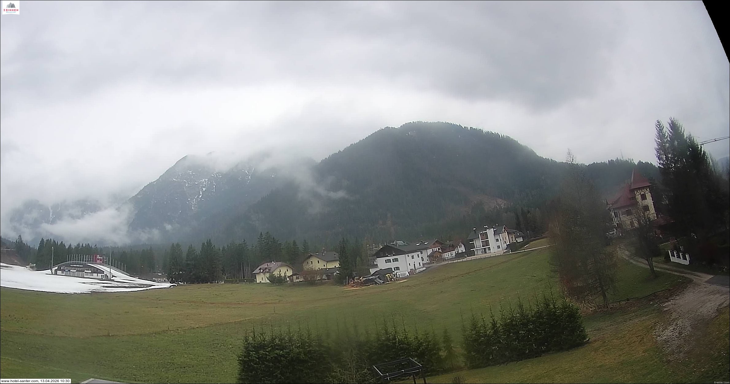 Archiv Foto Webcam Hotel Santer in Toblach