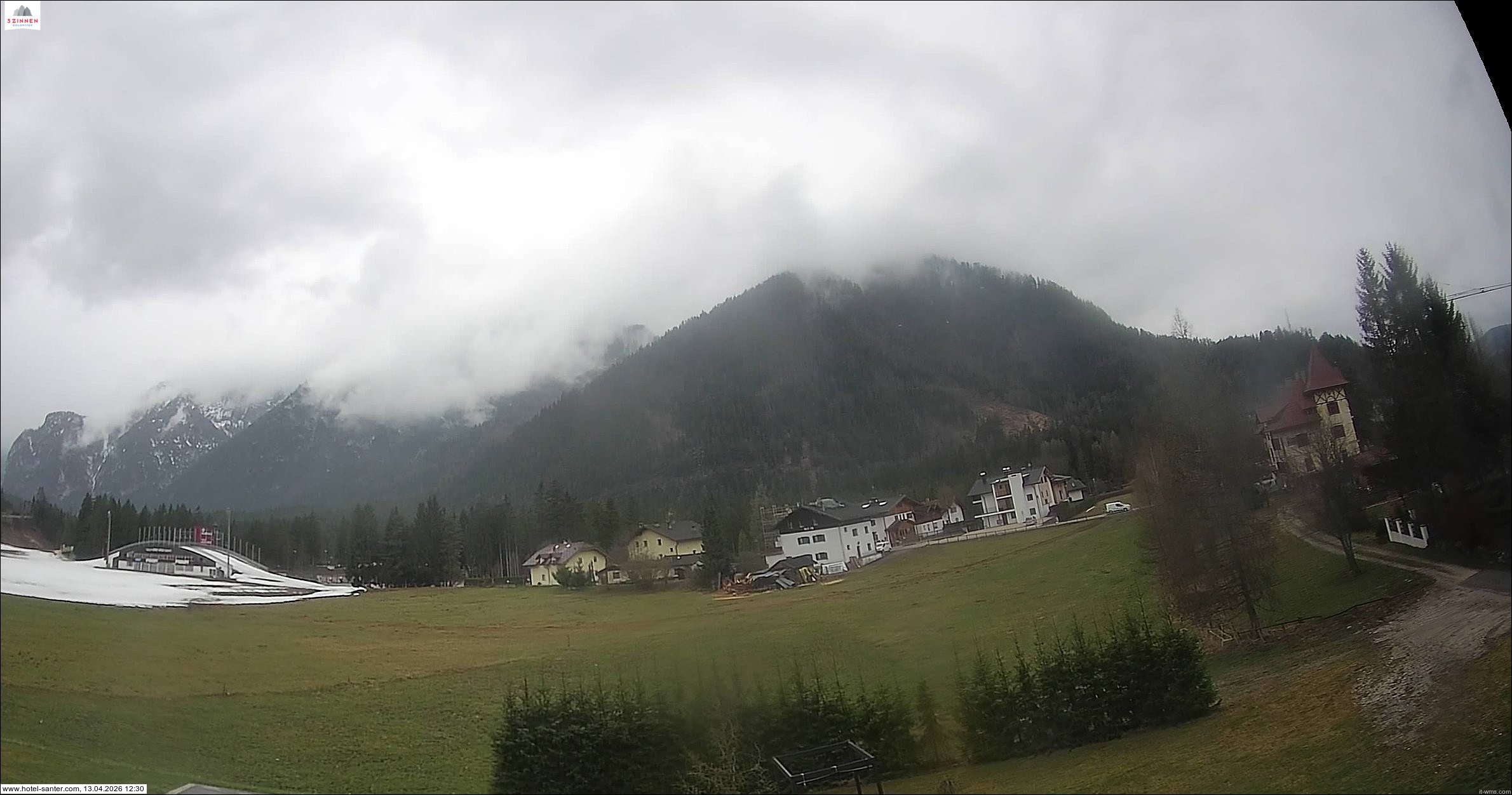 Archiv Foto Webcam Hotel Santer in Toblach