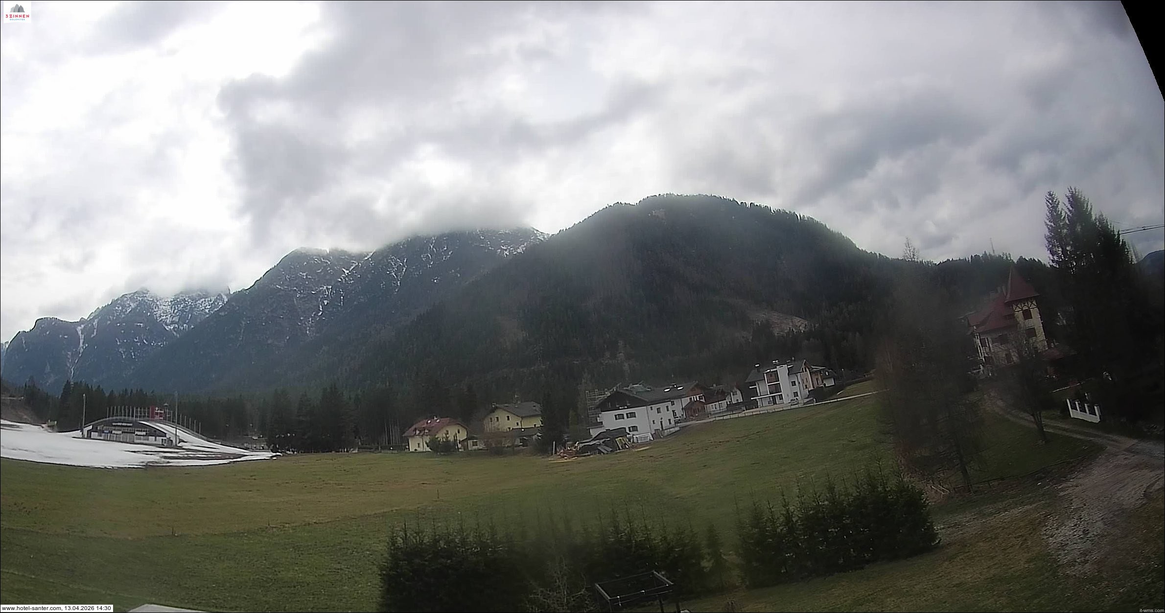 Archiv Foto Webcam Hotel Santer in Toblach