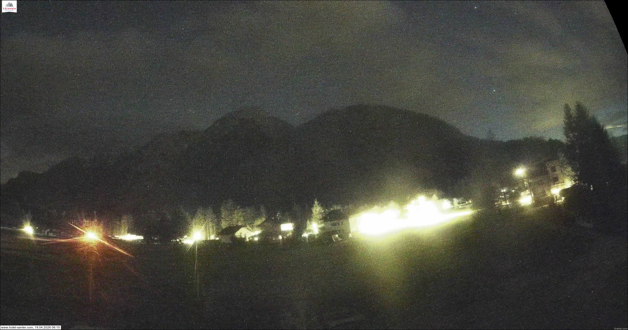 Archived image Webcam Hotel Santer in Toblach