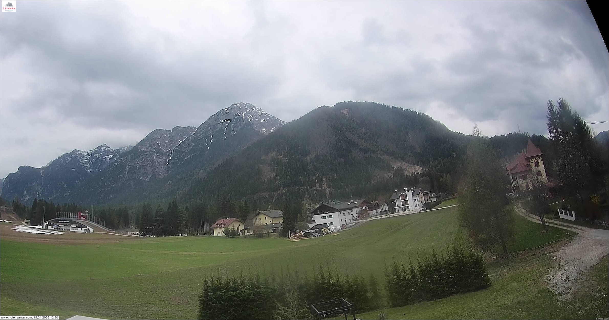 Archived image Webcam Hotel Santer in Toblach