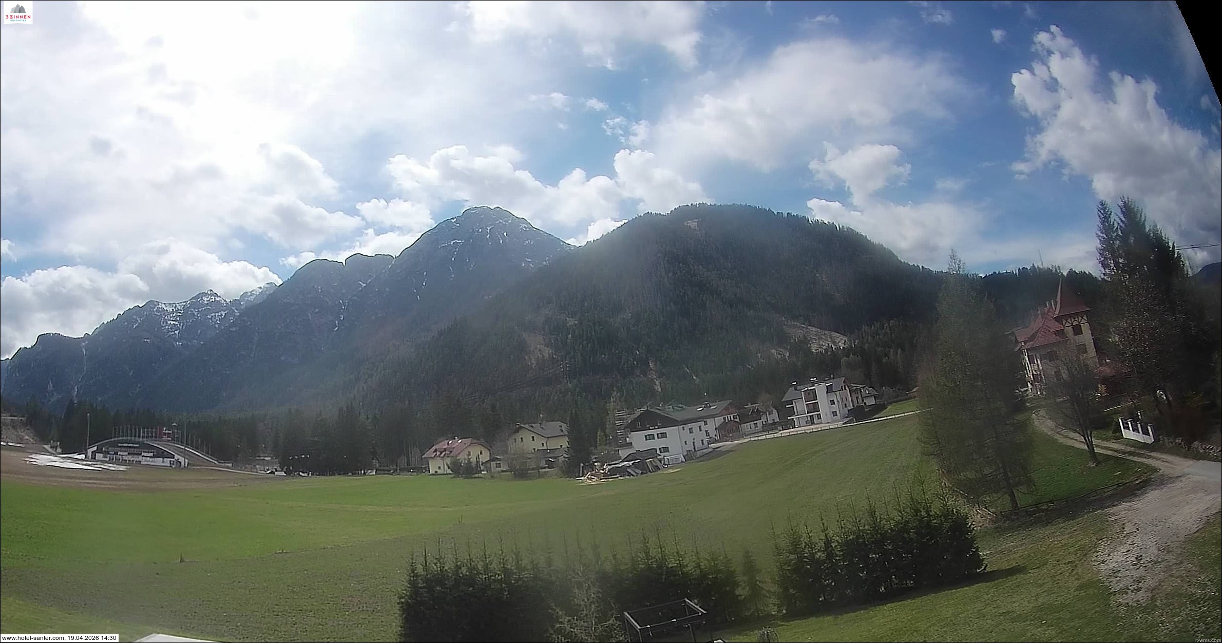 Archiv Foto Webcam Hotel Santer in Toblach