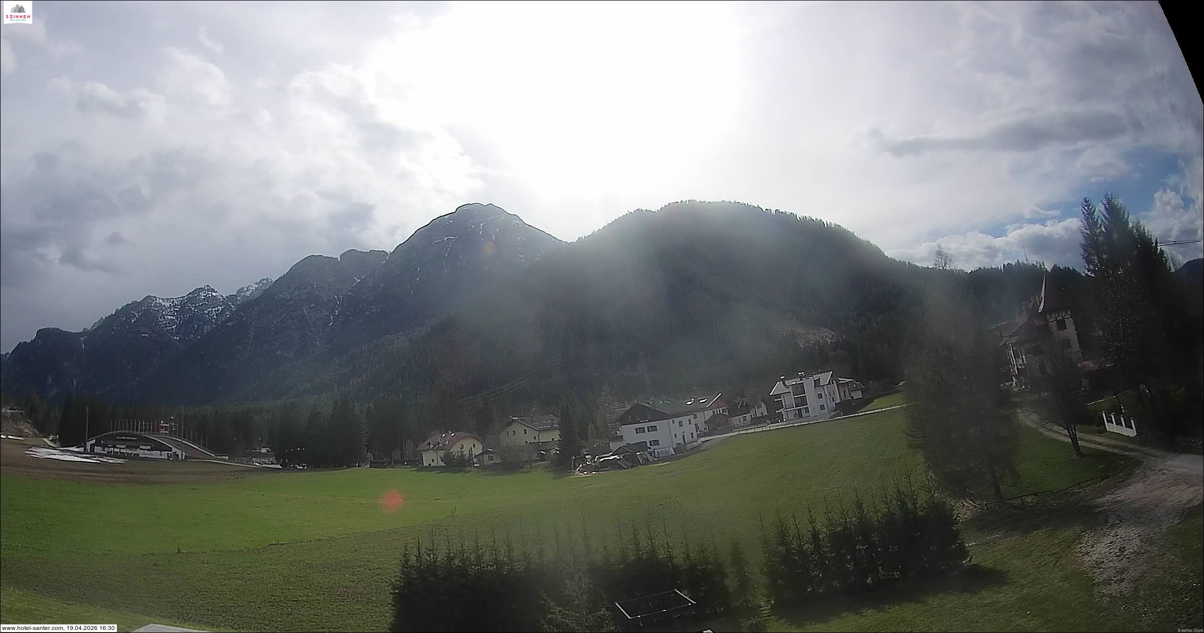Archiv Foto Webcam Hotel Santer in Toblach