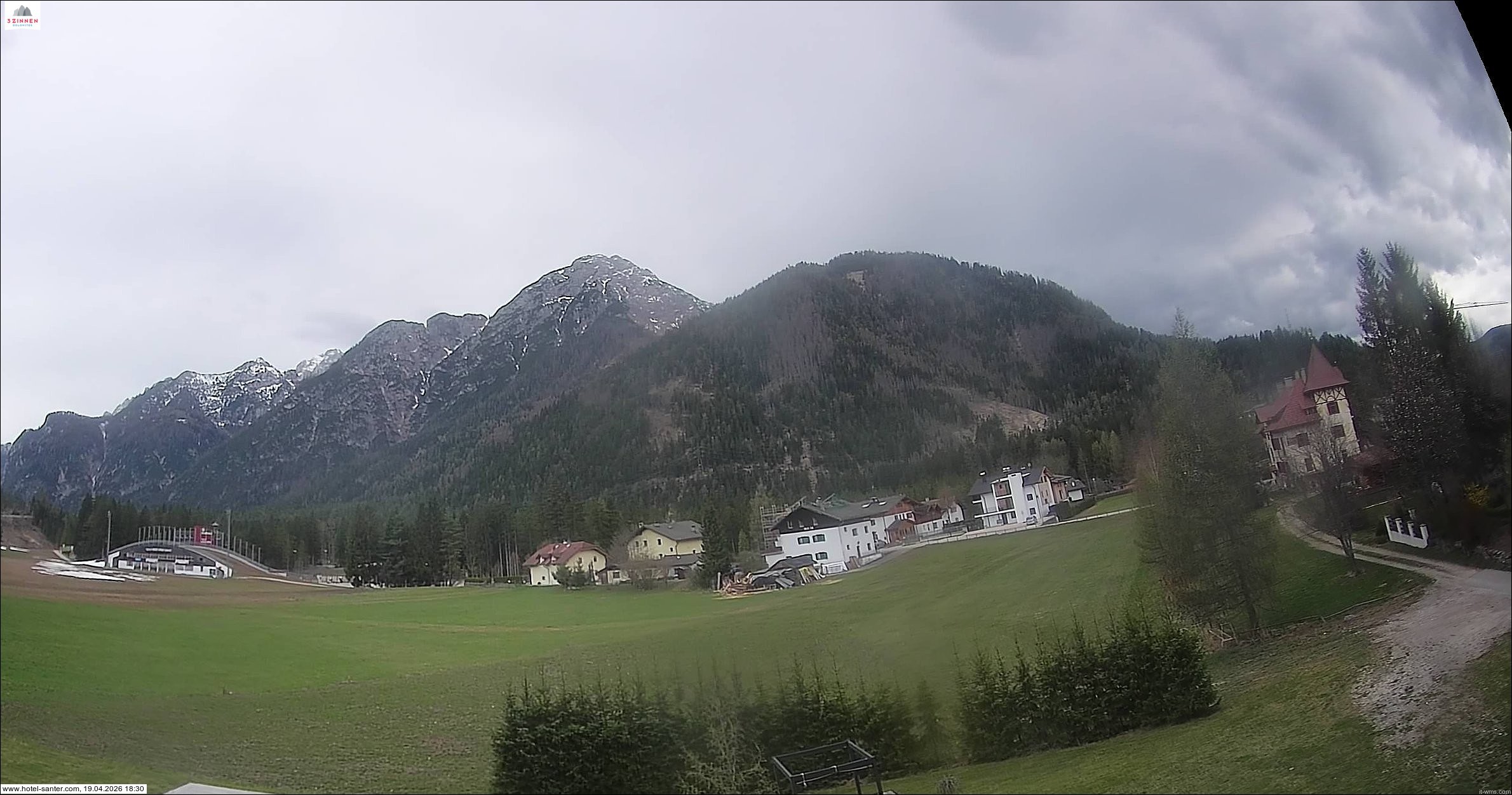 Archiv Foto Webcam Hotel Santer in Toblach