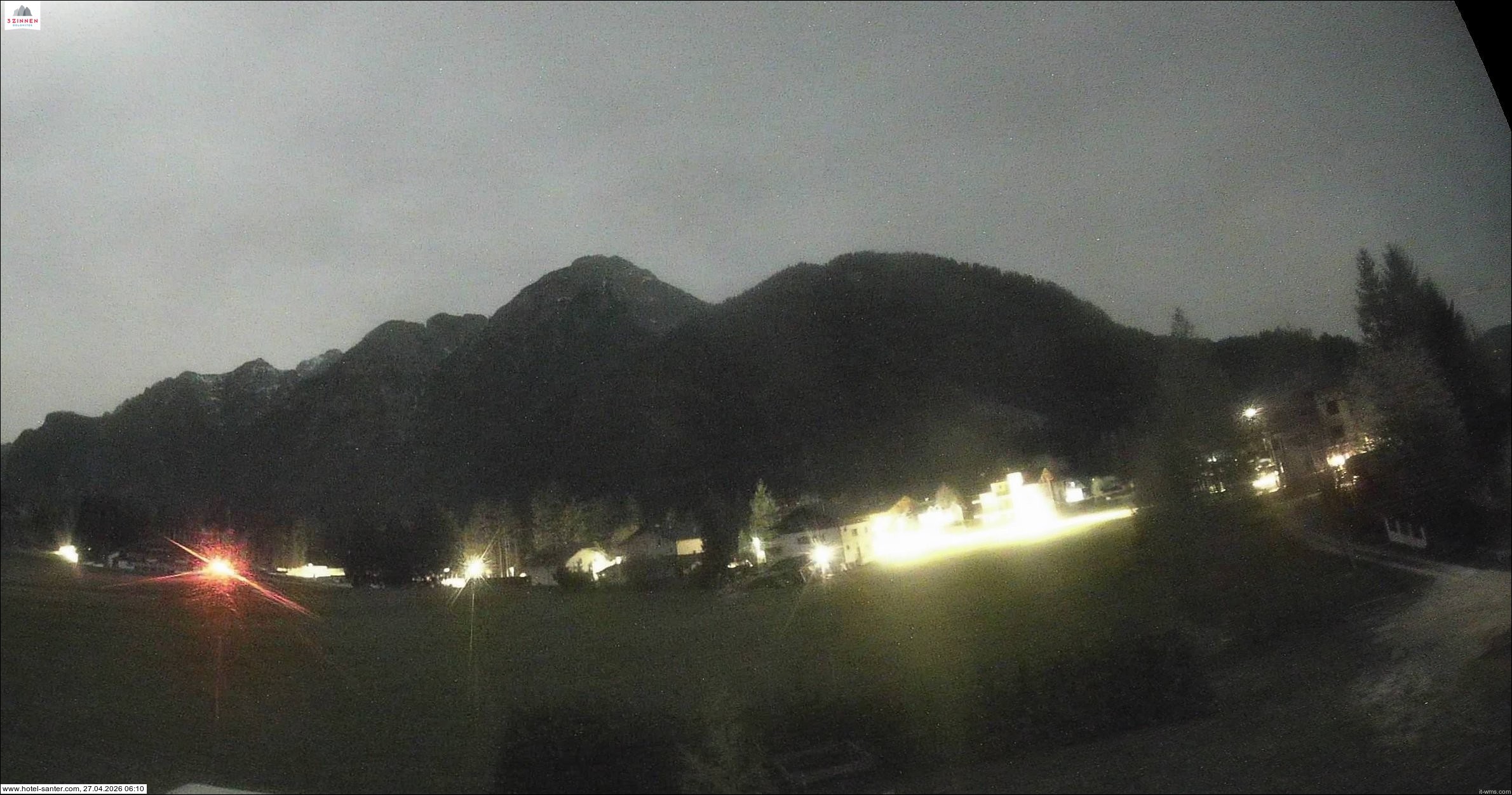 Archived image Webcam Hotel Santer in Toblach