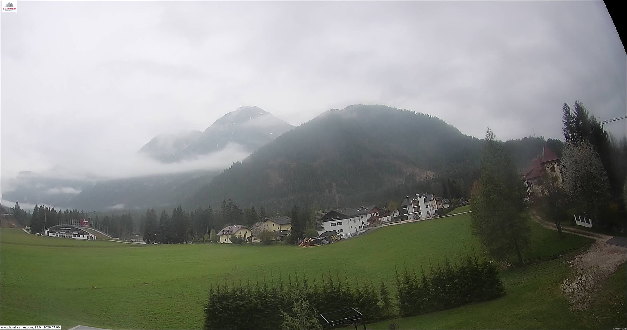 Archiv Foto Webcam Hotel Santer in Toblach