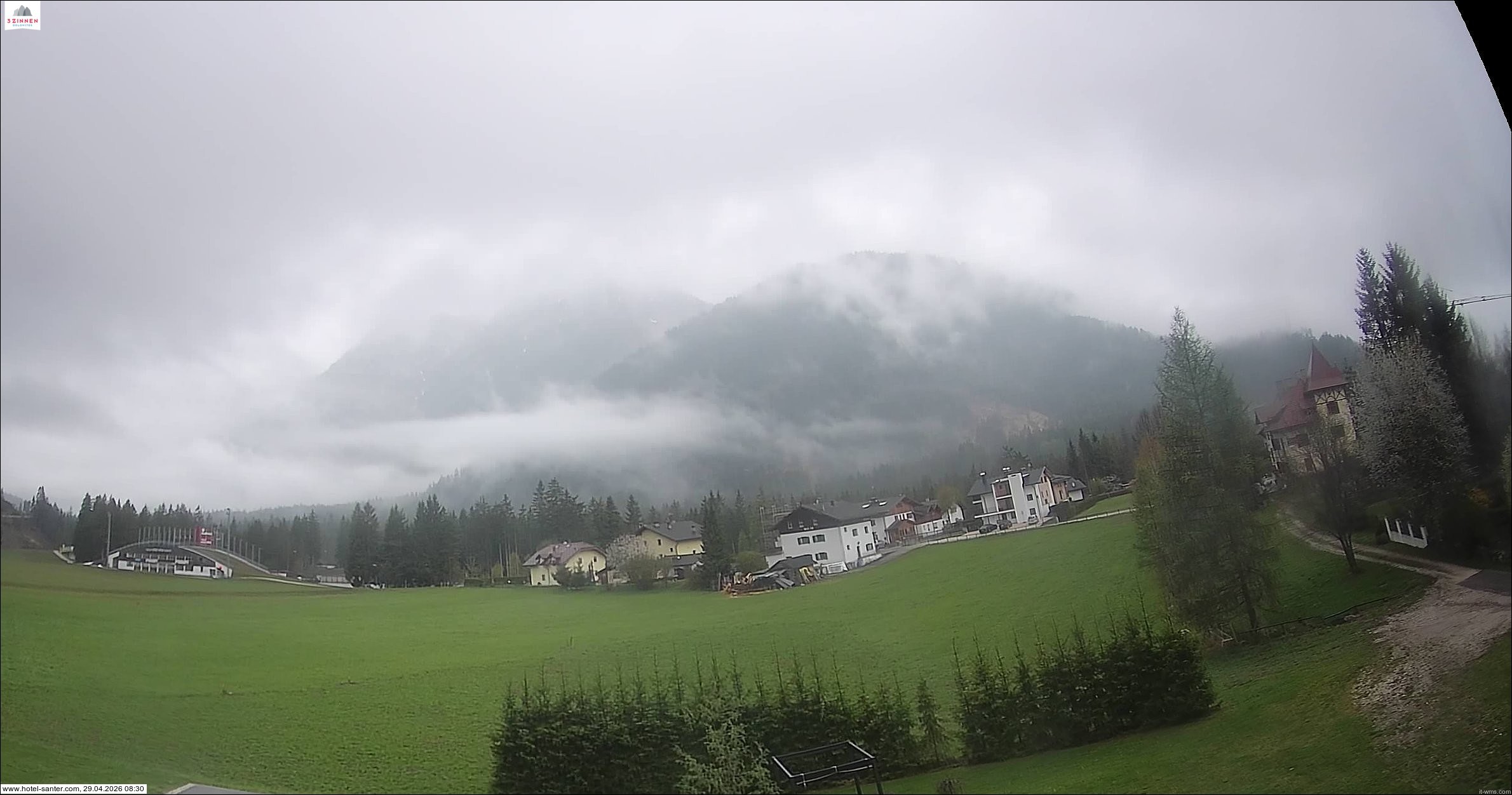 Archiv Foto Webcam Hotel Santer in Toblach
