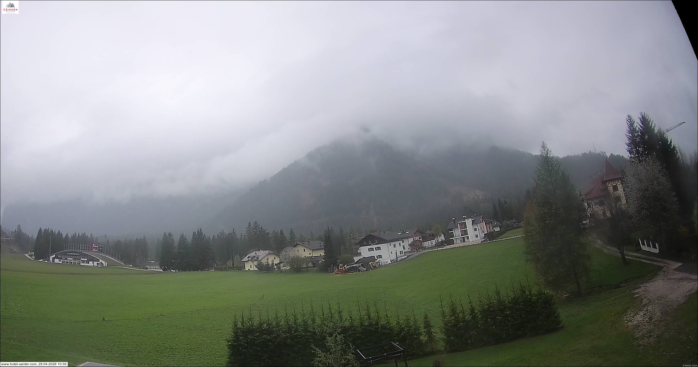 Archiv Foto Webcam Hotel Santer in Toblach