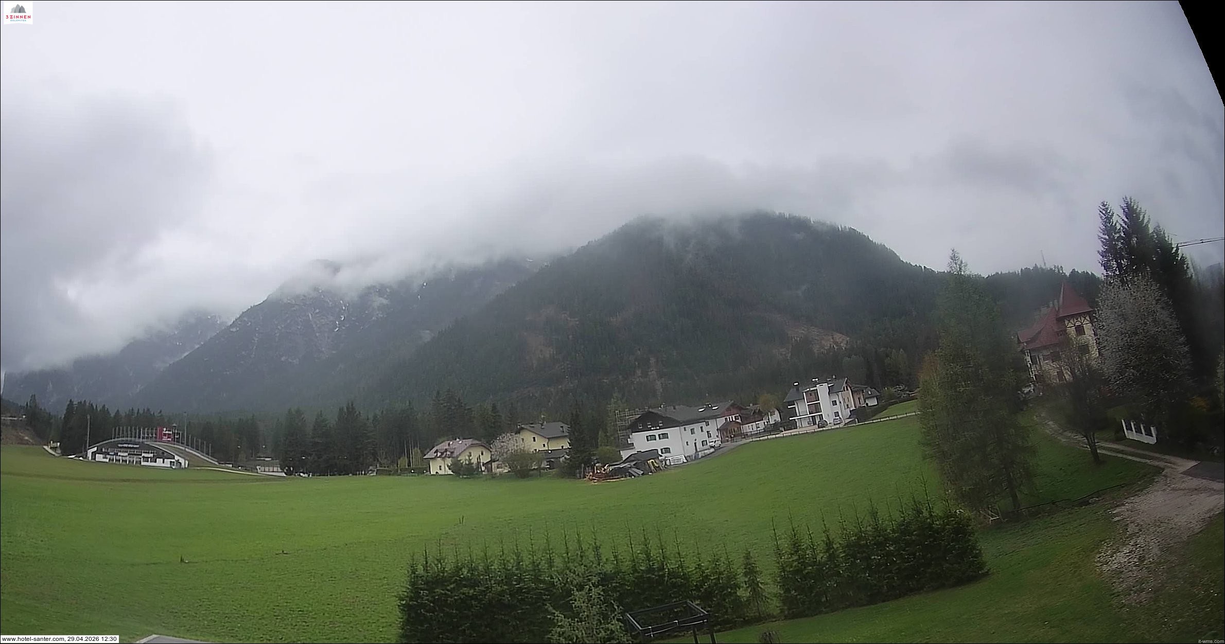 Archiv Foto Webcam Hotel Santer in Toblach