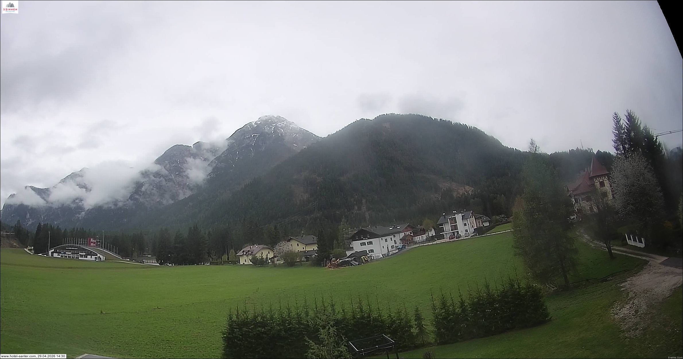 Archiv Foto Webcam Hotel Santer in Toblach