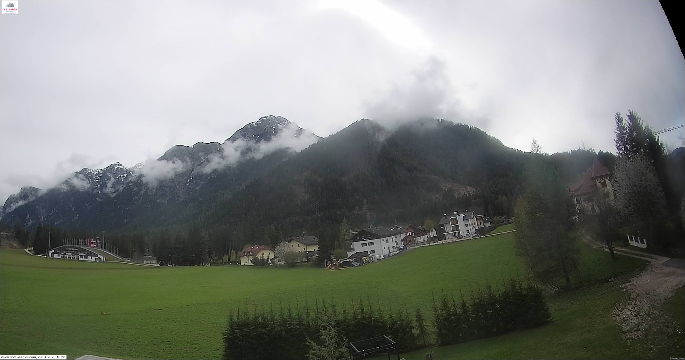Archiv Foto Webcam Hotel Santer in Toblach