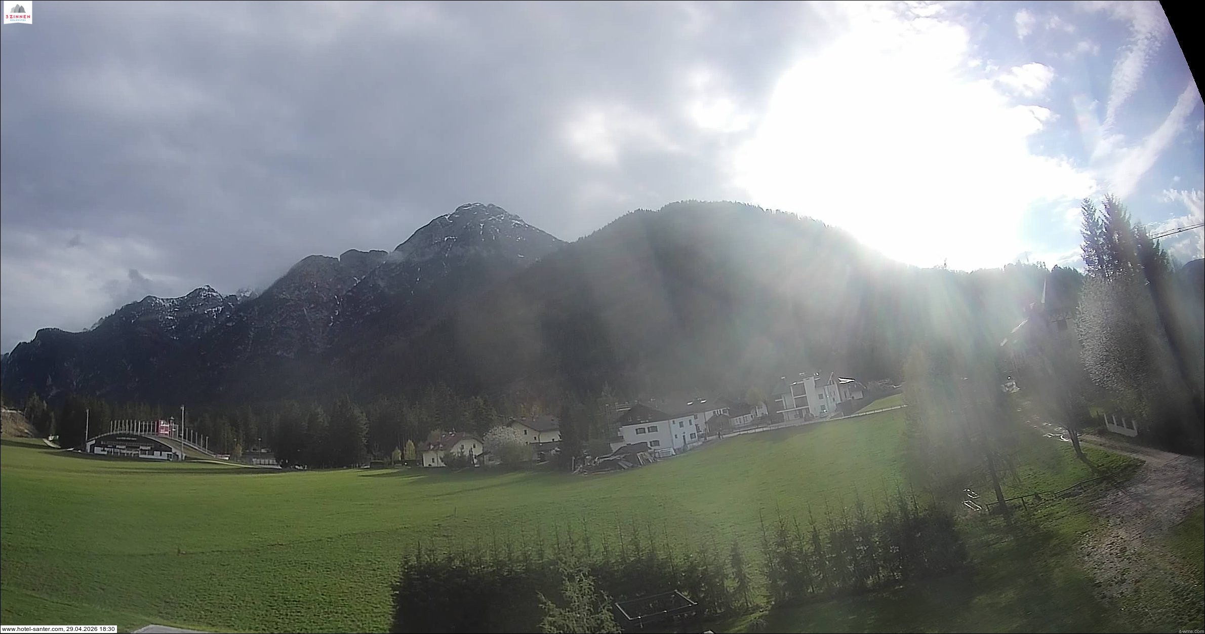 Archiv Foto Webcam Hotel Santer in Toblach