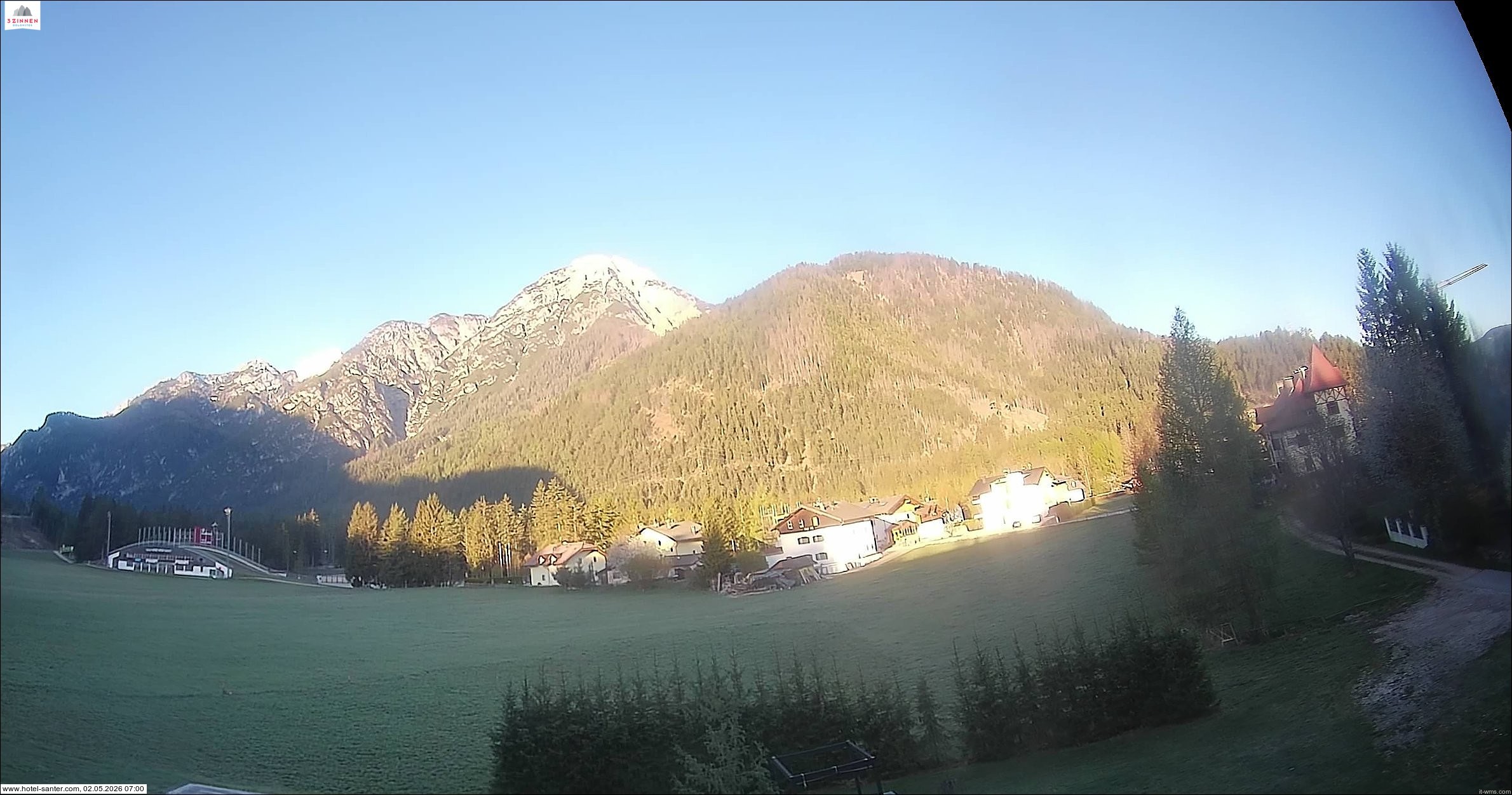 Archiv Foto Webcam Hotel Santer in Toblach