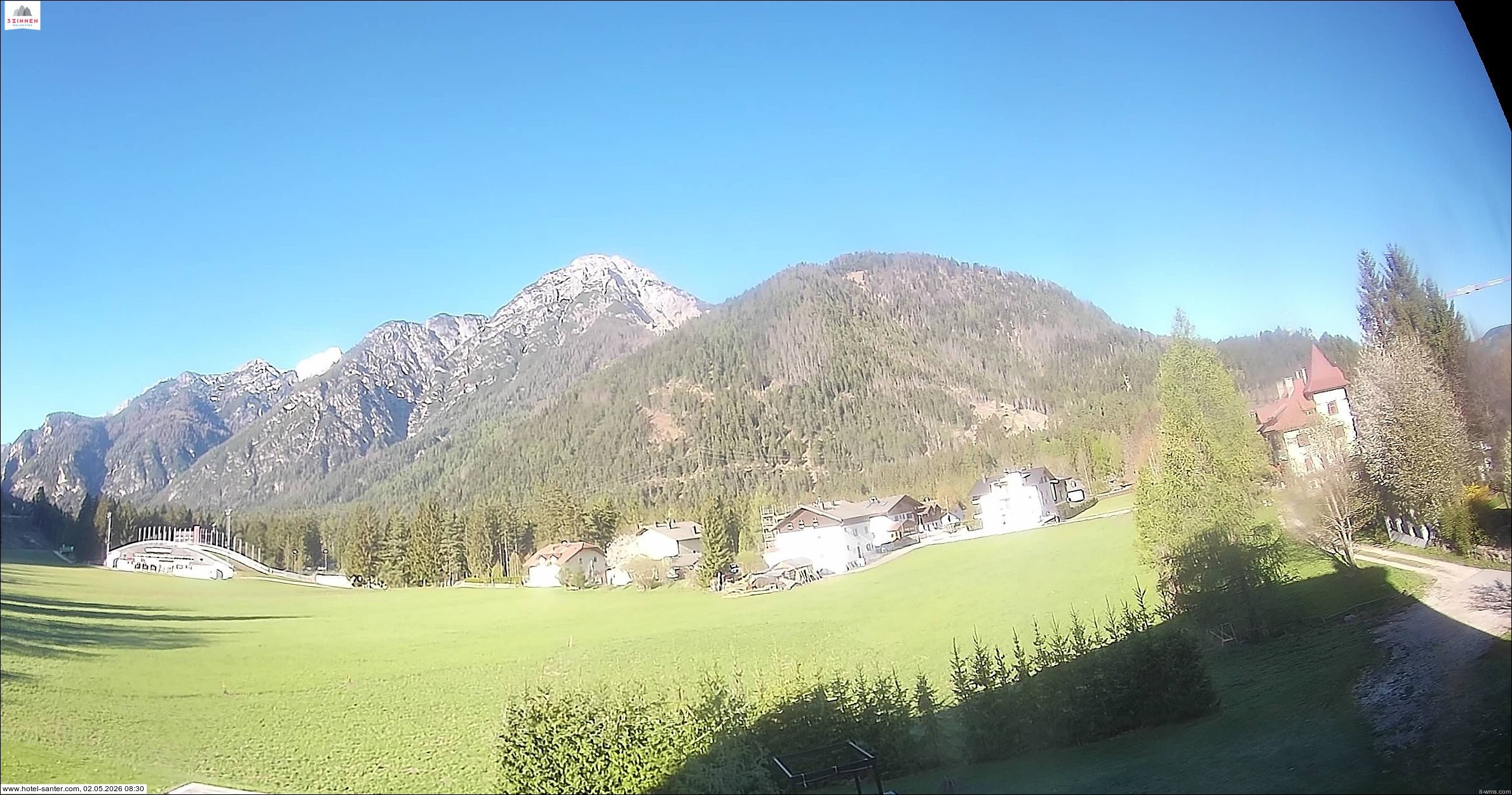 Archiv Foto Webcam Hotel Santer in Toblach