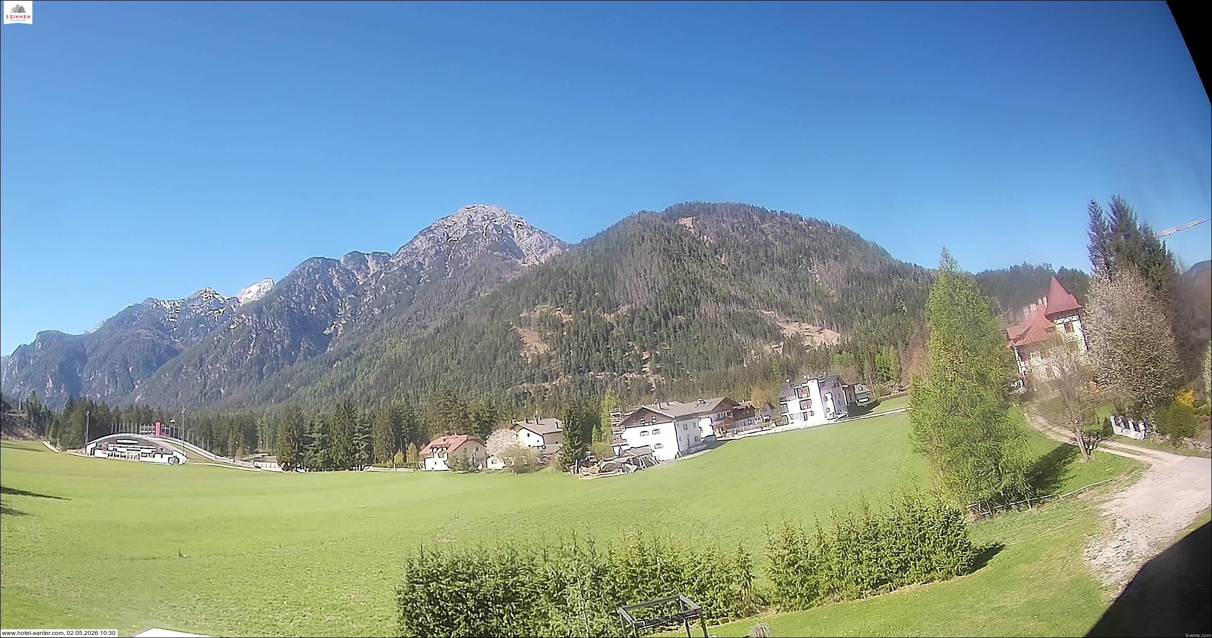 Archiv Foto Webcam Hotel Santer in Toblach