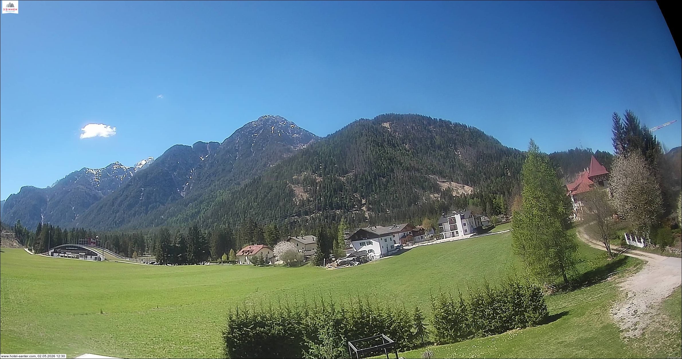 Archiv Foto Webcam Hotel Santer in Toblach